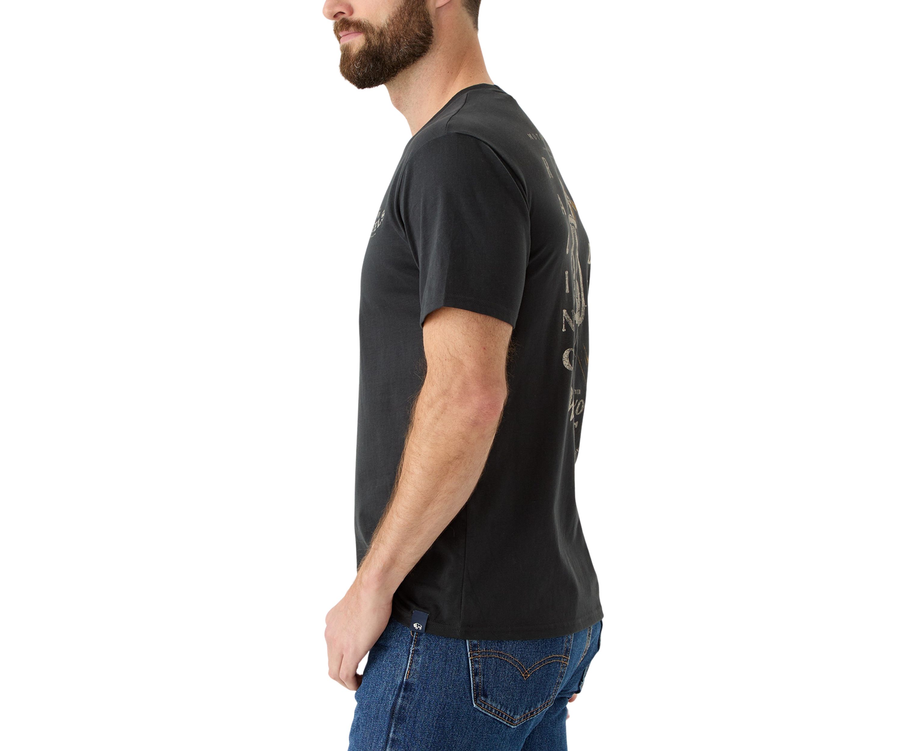Mens Short Sleeve Two Wheels Graphic T-Shirt 