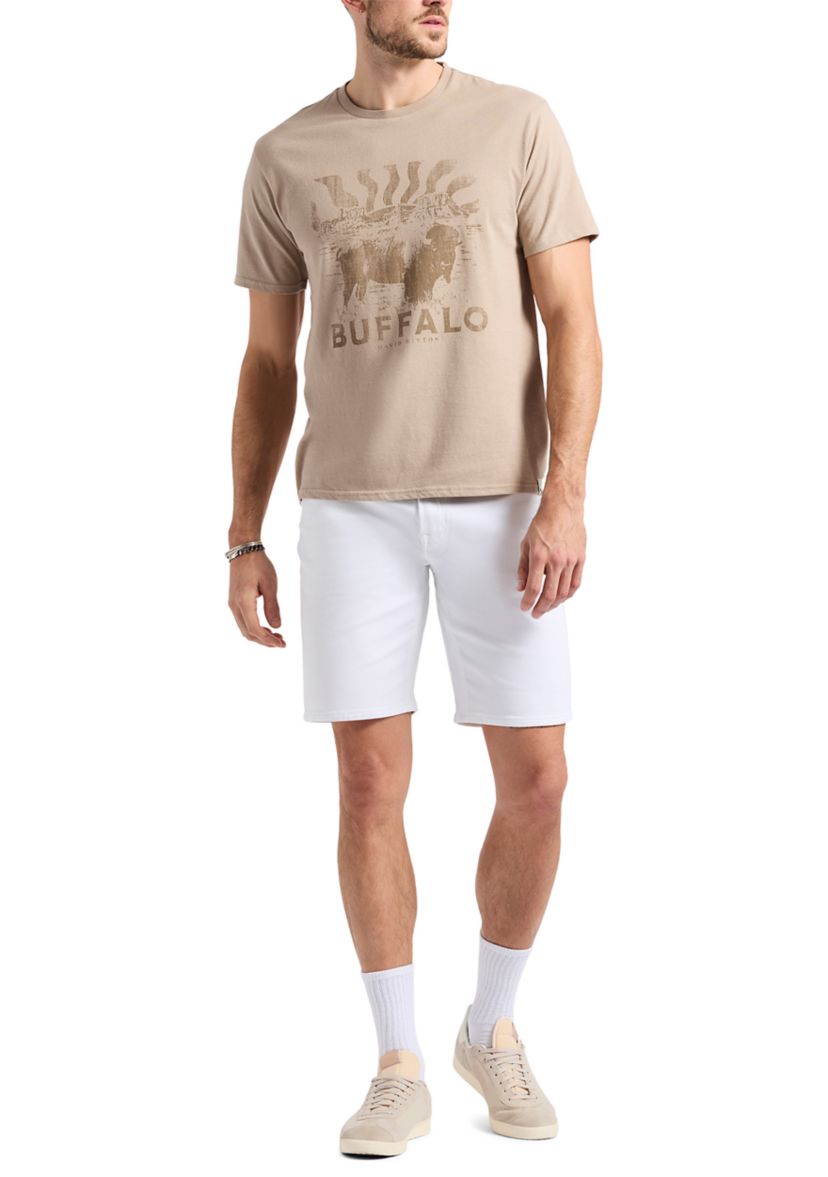 Mens Tison Graphic T-Shirt with Buffalo Print