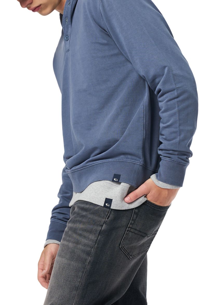 Mens Kaye Relaxed Pullover Hoodie, Dark Forest