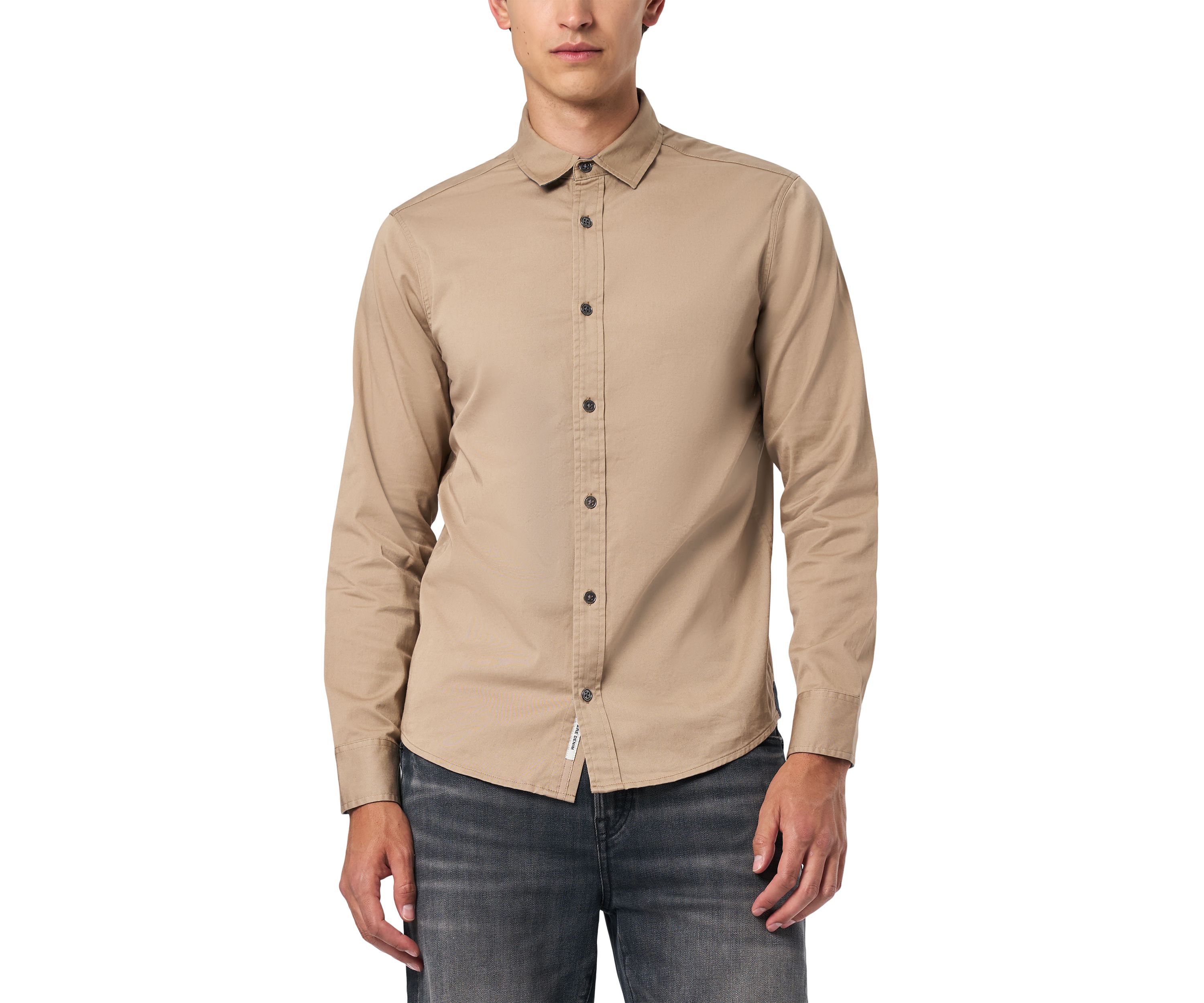 Mens Sagrani Long-Sleeve Shirt, Dune