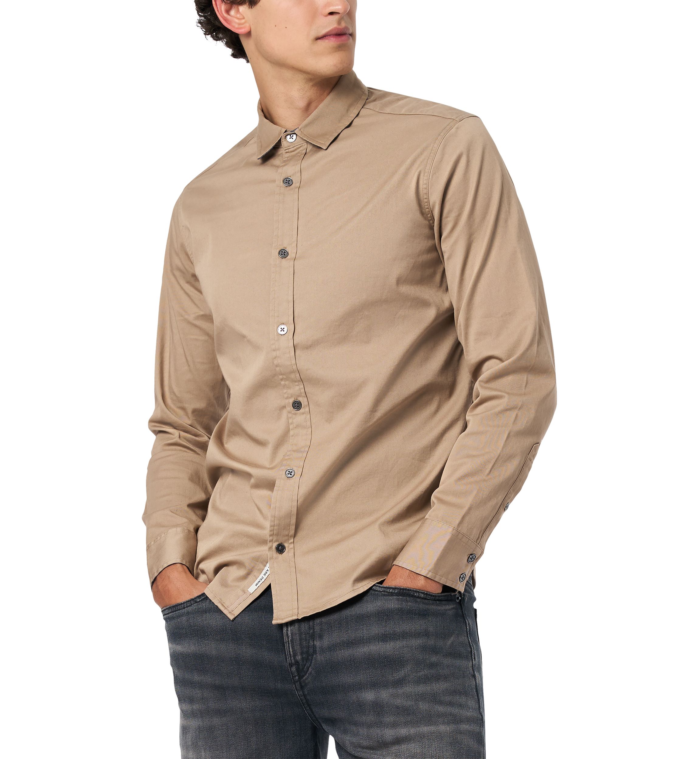 Mens Sagrani Long-Sleeve Shirt, Dune