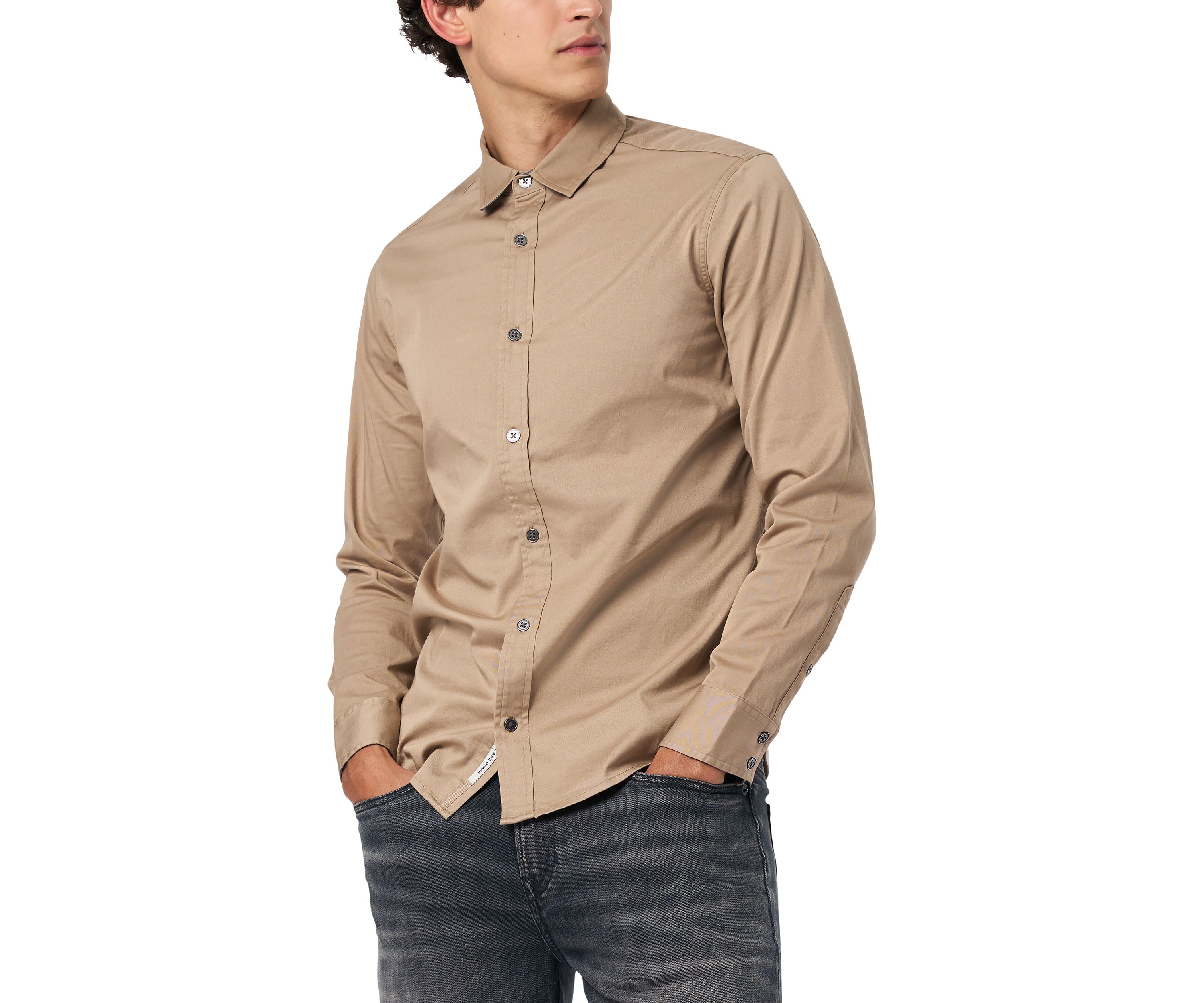 Mens Sagrani Long-Sleeve Shirt, Dune