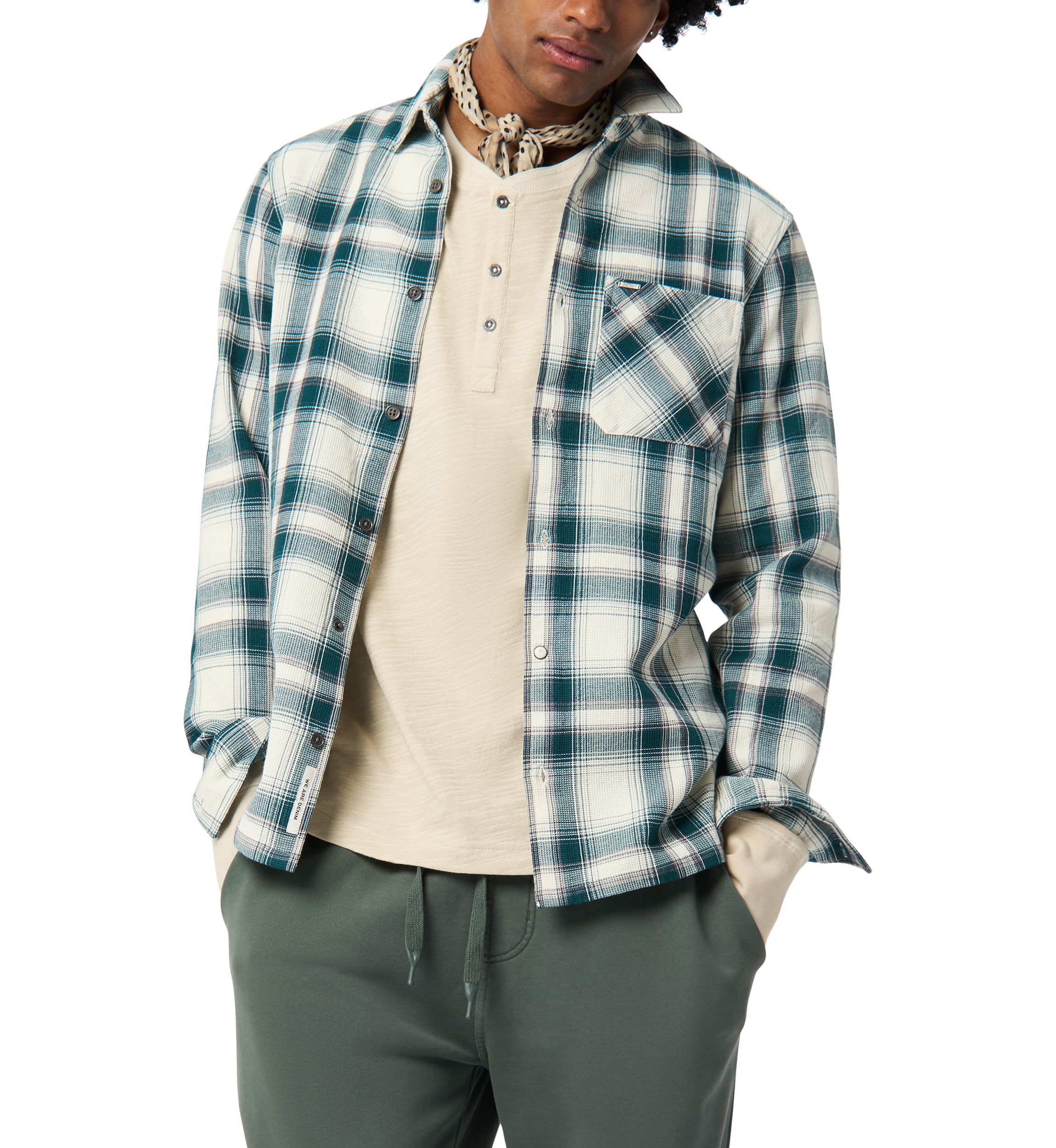 Mens Sinclair Plaid Heavier Shirt 