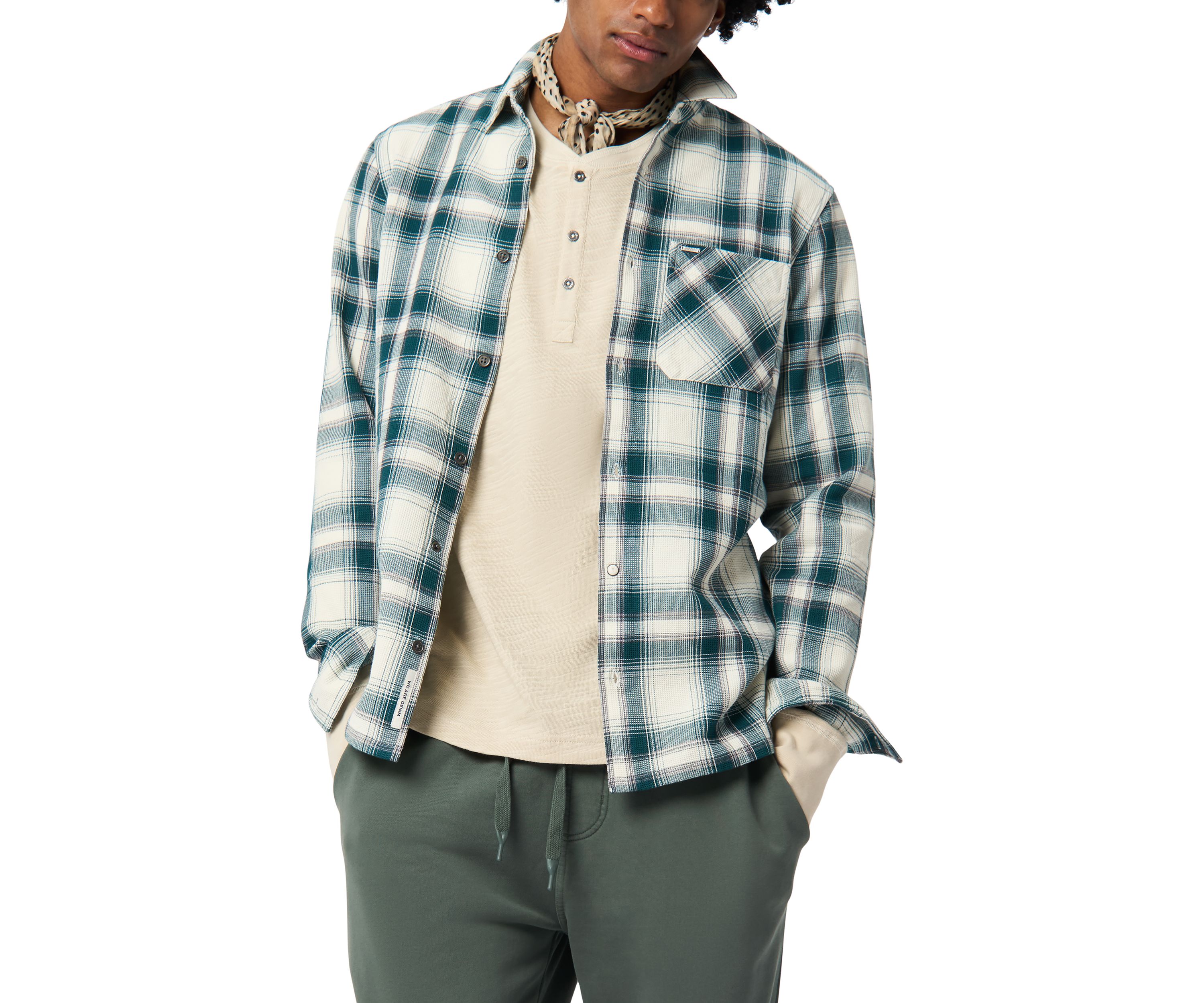 Mens Sinclair Plaid Heavier Shirt 