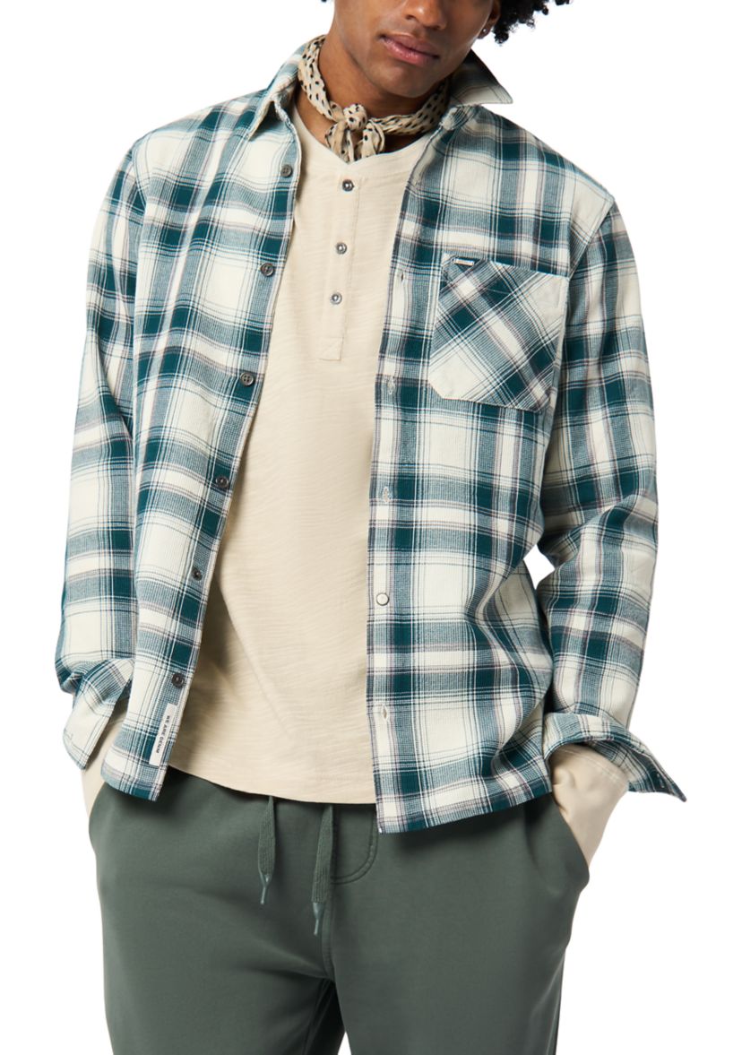 Mens Sinclair Plaid Heavier Shirt 
