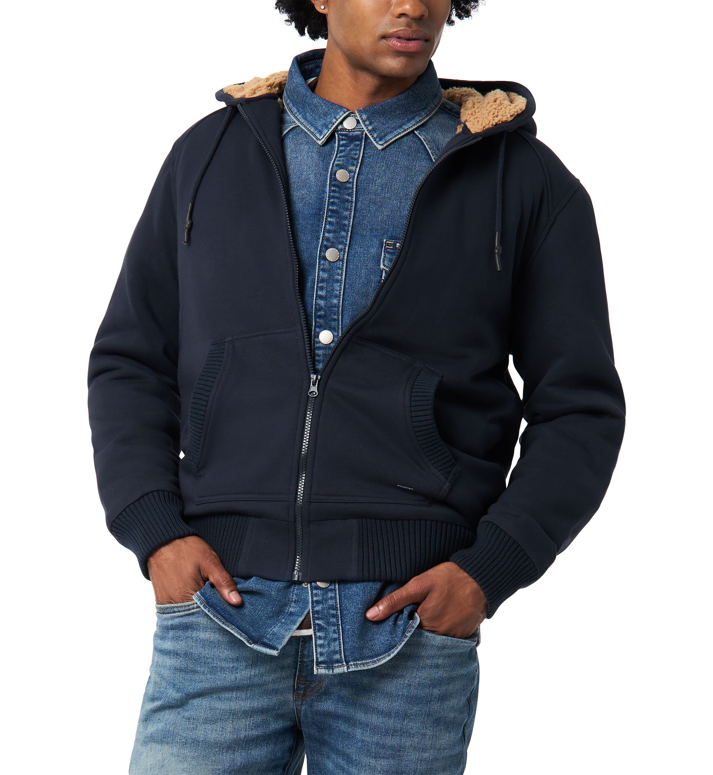 Mens Fasox Hooded Zip Up Jacket 