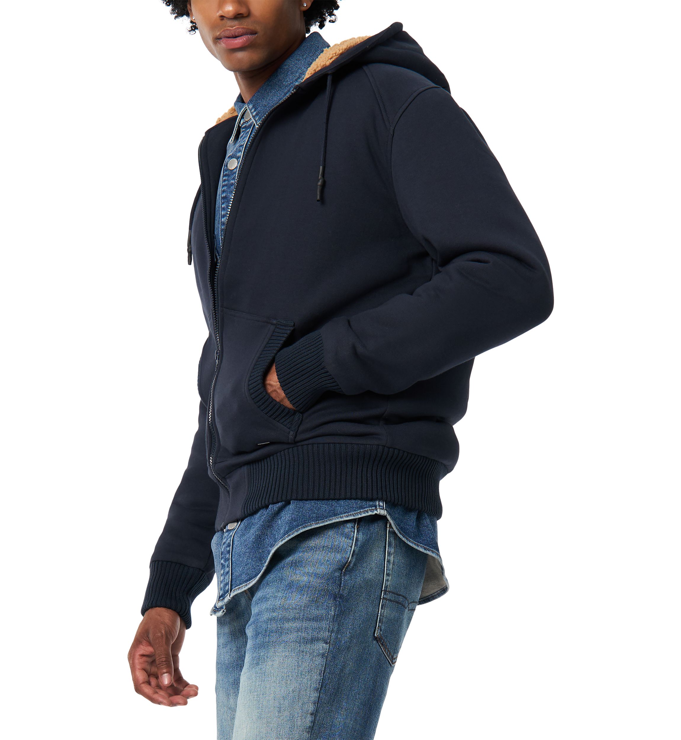 Mens Fasox Hooded Zip Up Jacket 