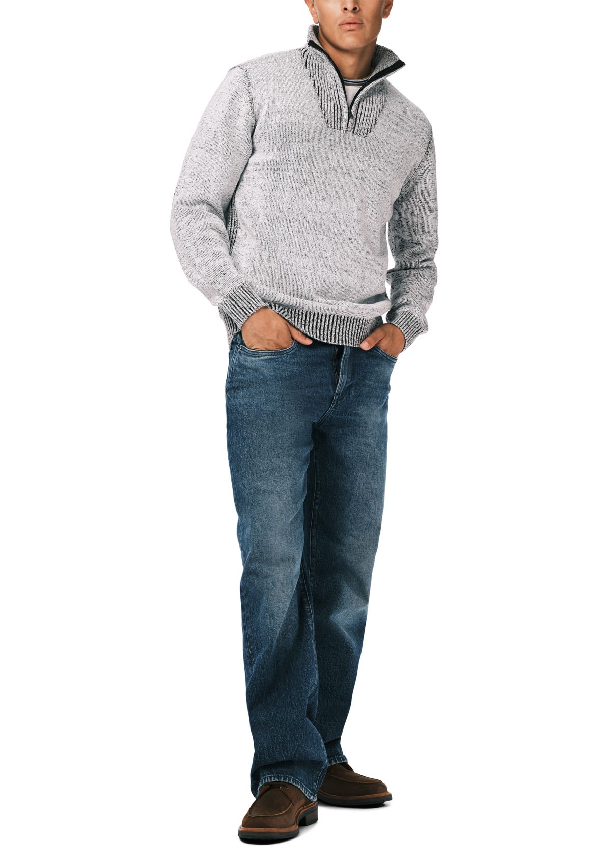 Mens Wello Quarter-Zip Sweater 