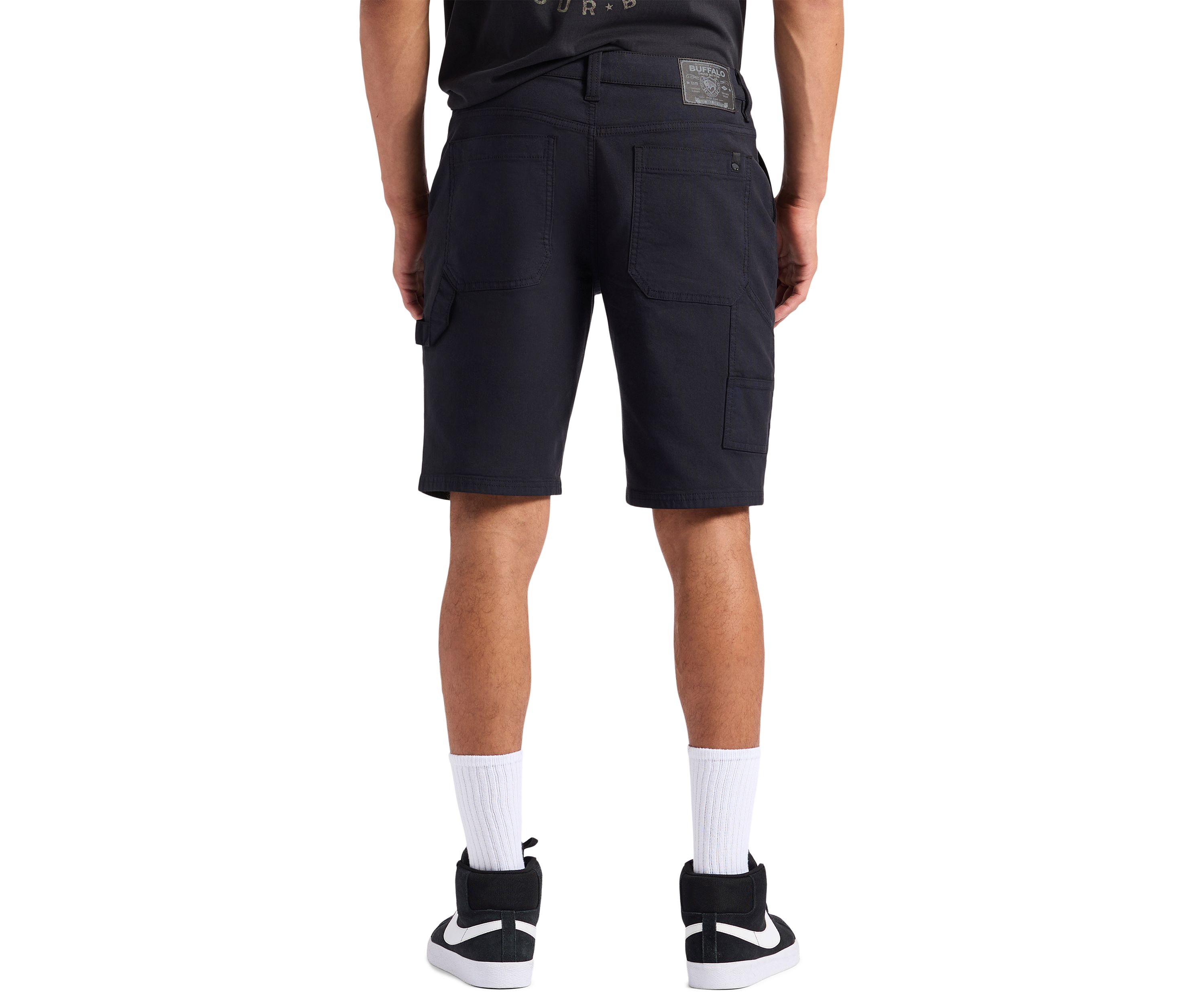 Mens Relaxed Straight Dean Utility Cargo Shorts