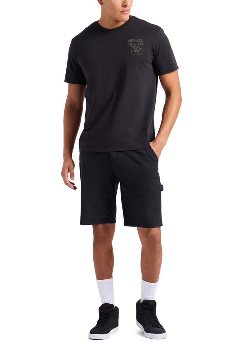 Mens Relaxed Straight Dean Utility Cargo Shorts