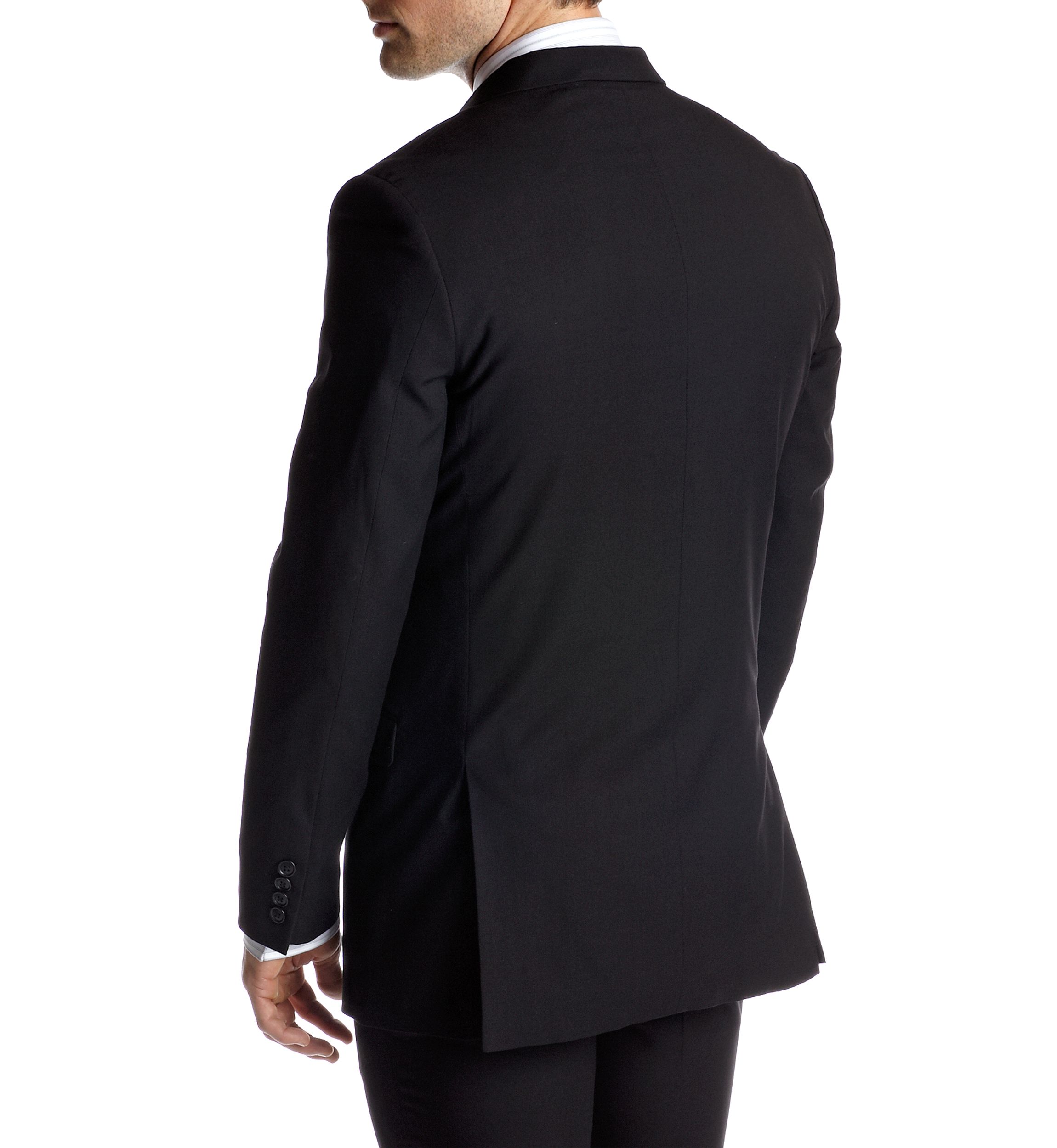 Slim Fit Black Suit Separate Coat