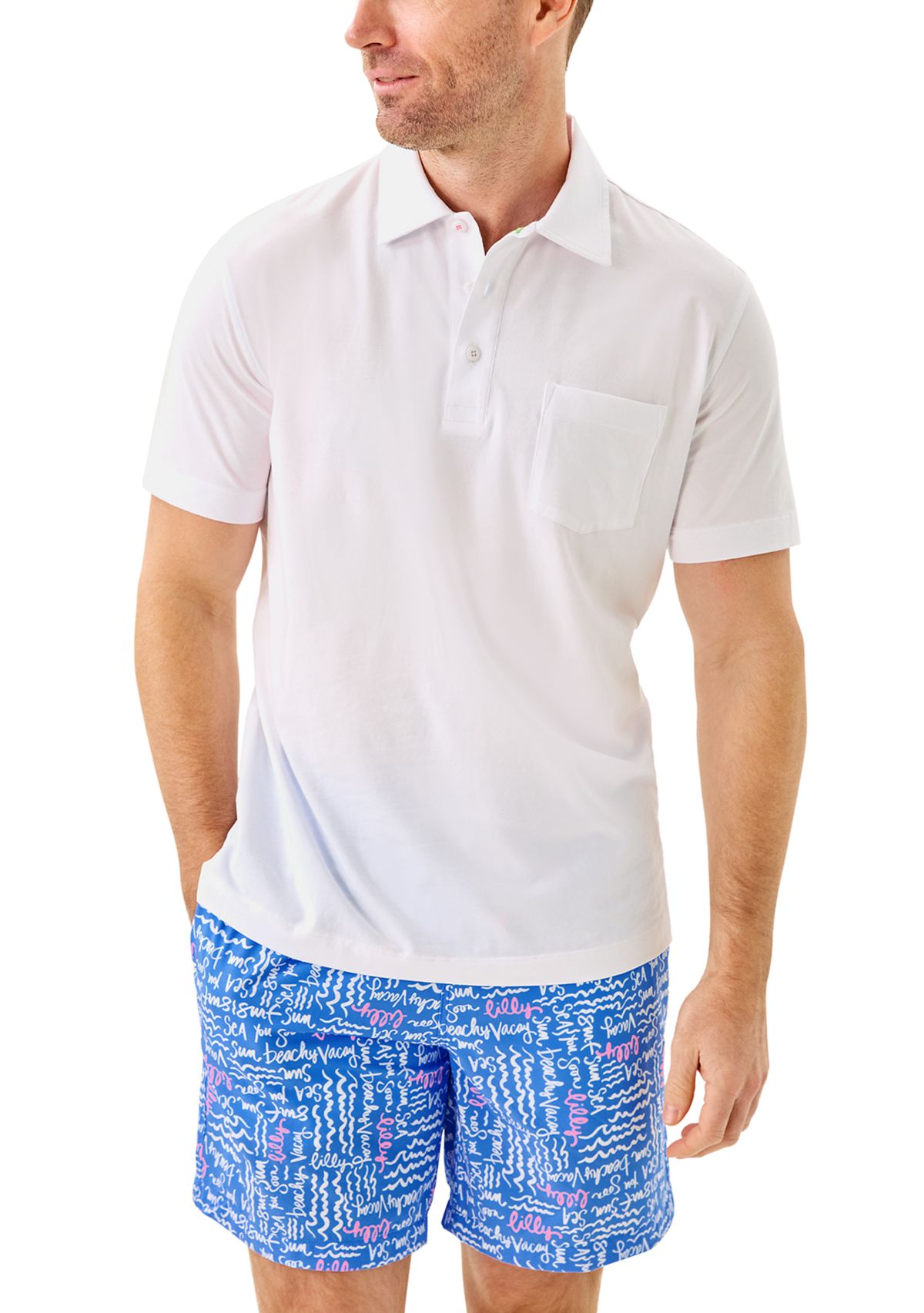 Mens Aarons Polo Shirt