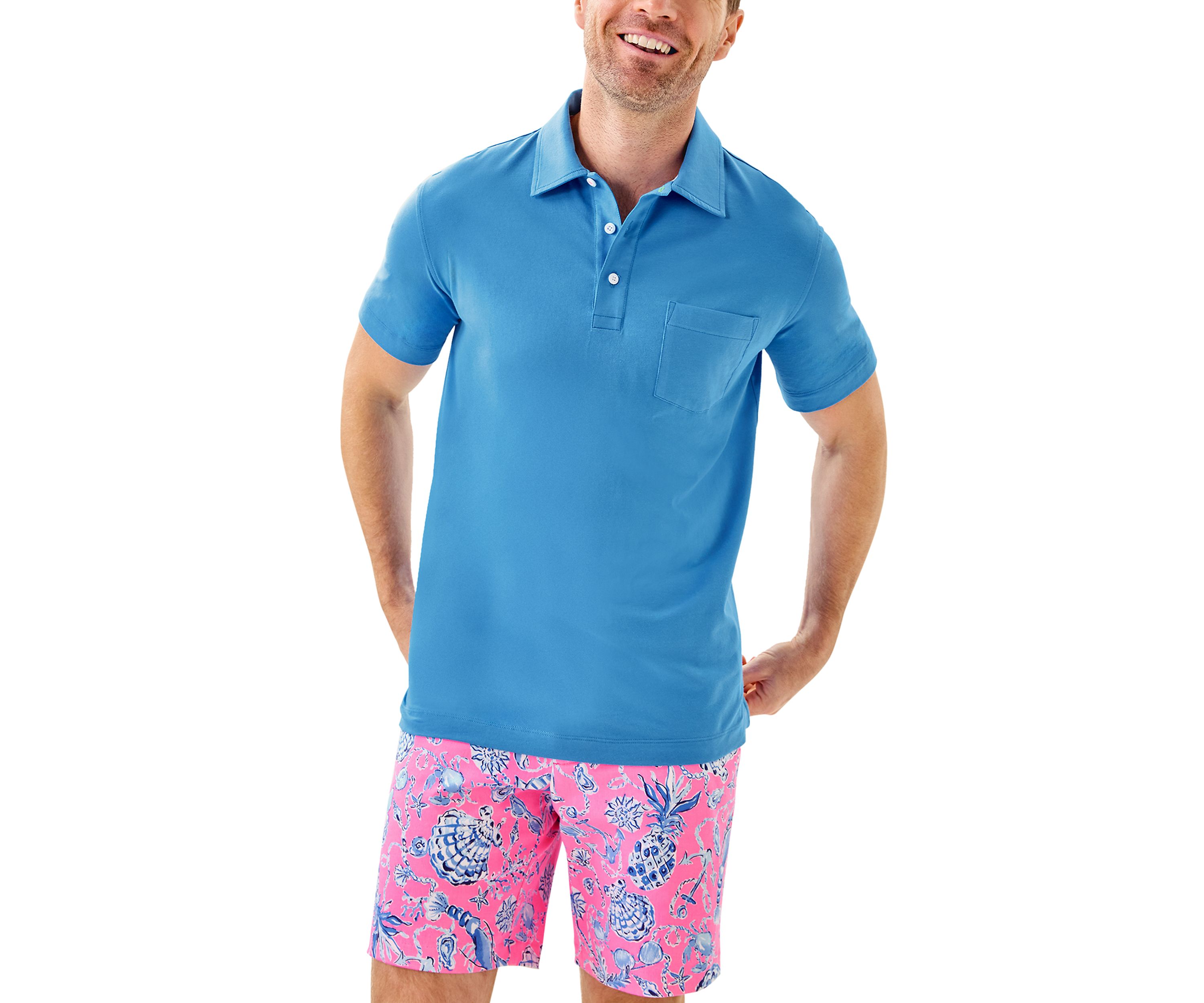Mens Aarons Polo Shirt