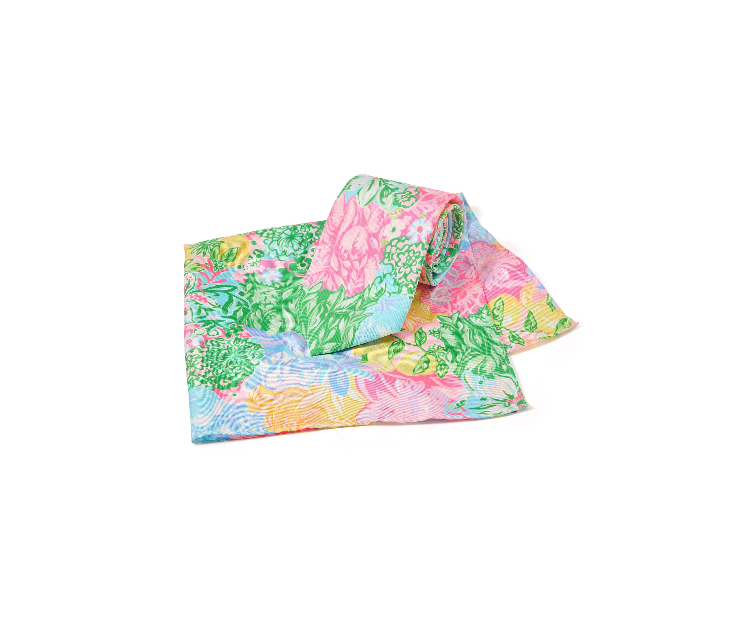 Mens Tie and Pocket Square Set