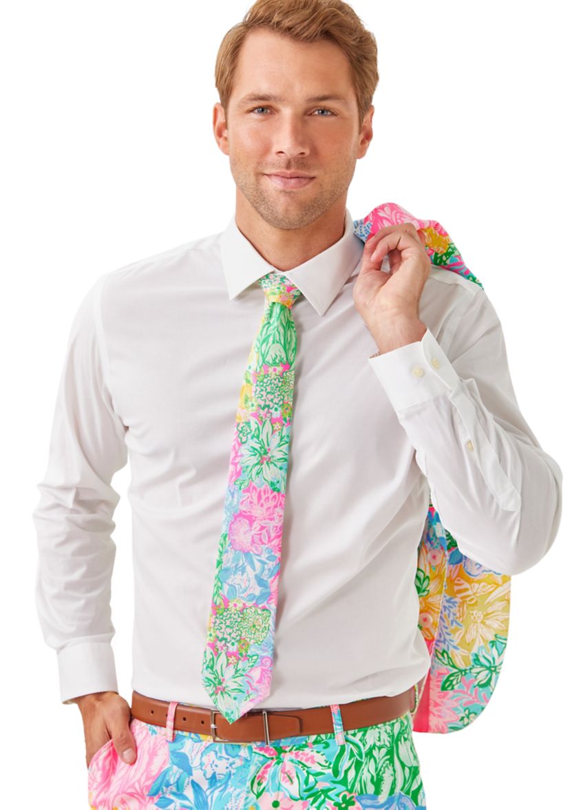 Mens Tie and Pocket Square Set