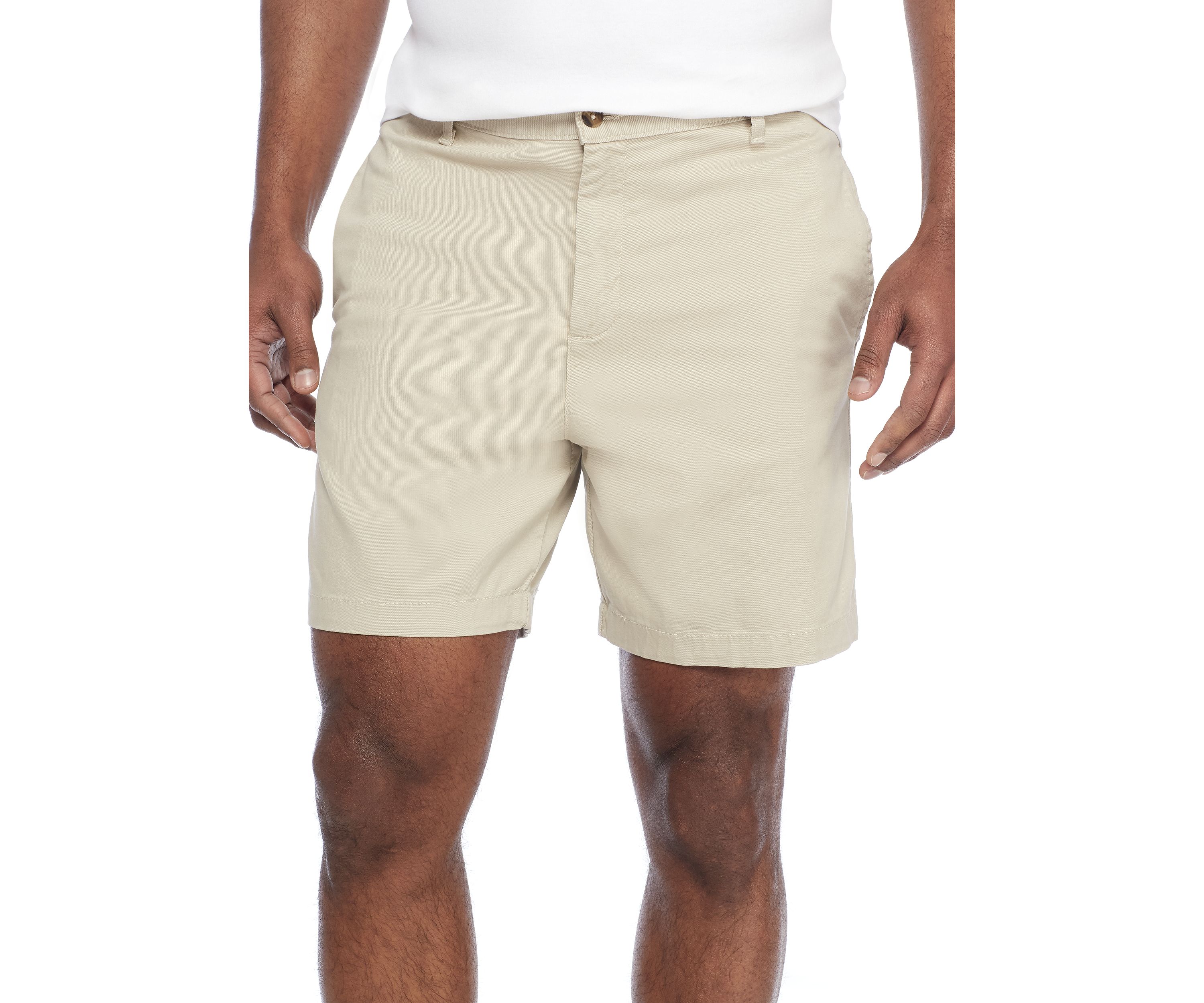 7 in Stretch Twill Dry Cement Shorts