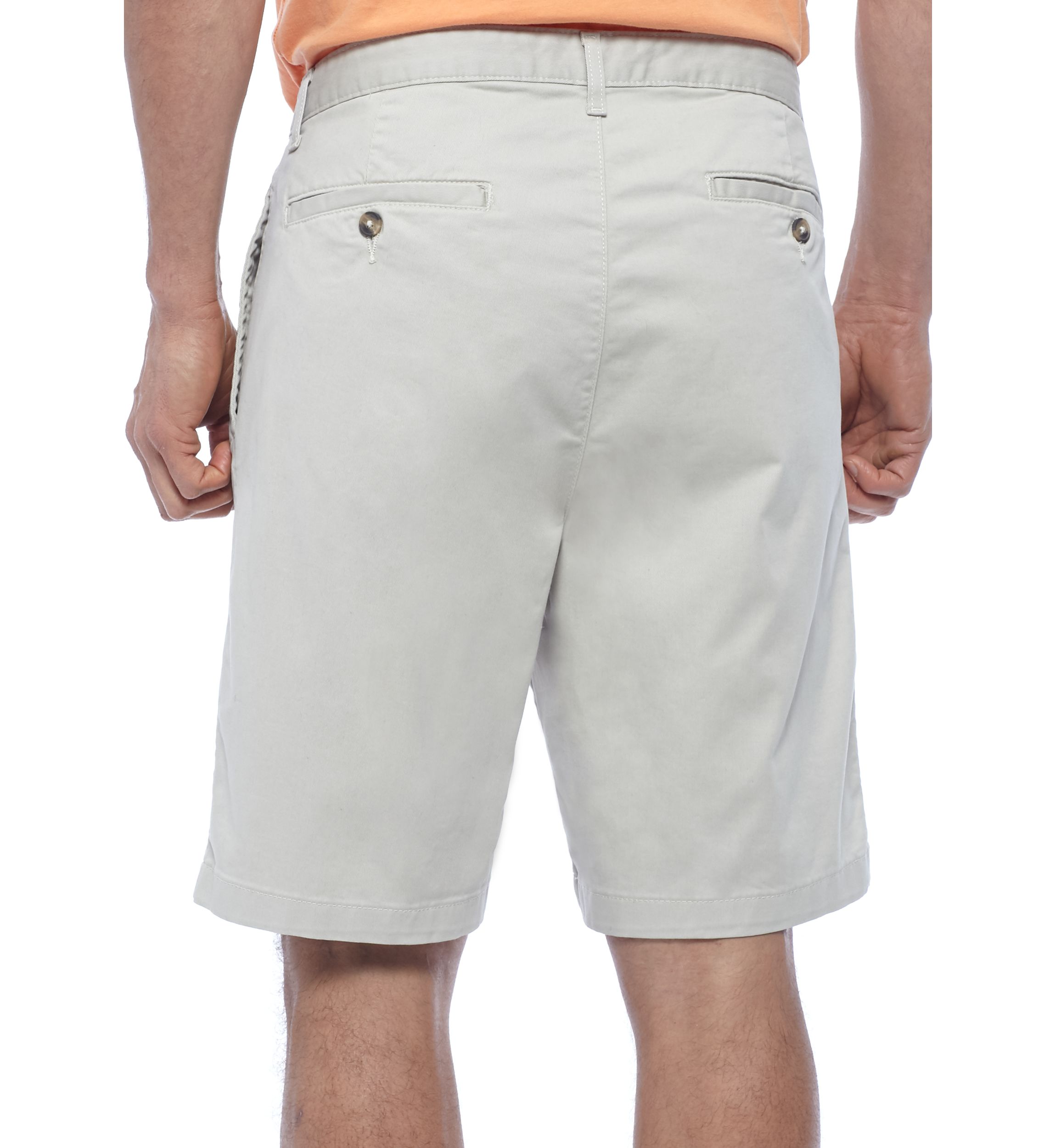 9 in Comfort Flex Stretch Pleated Twill Shorts