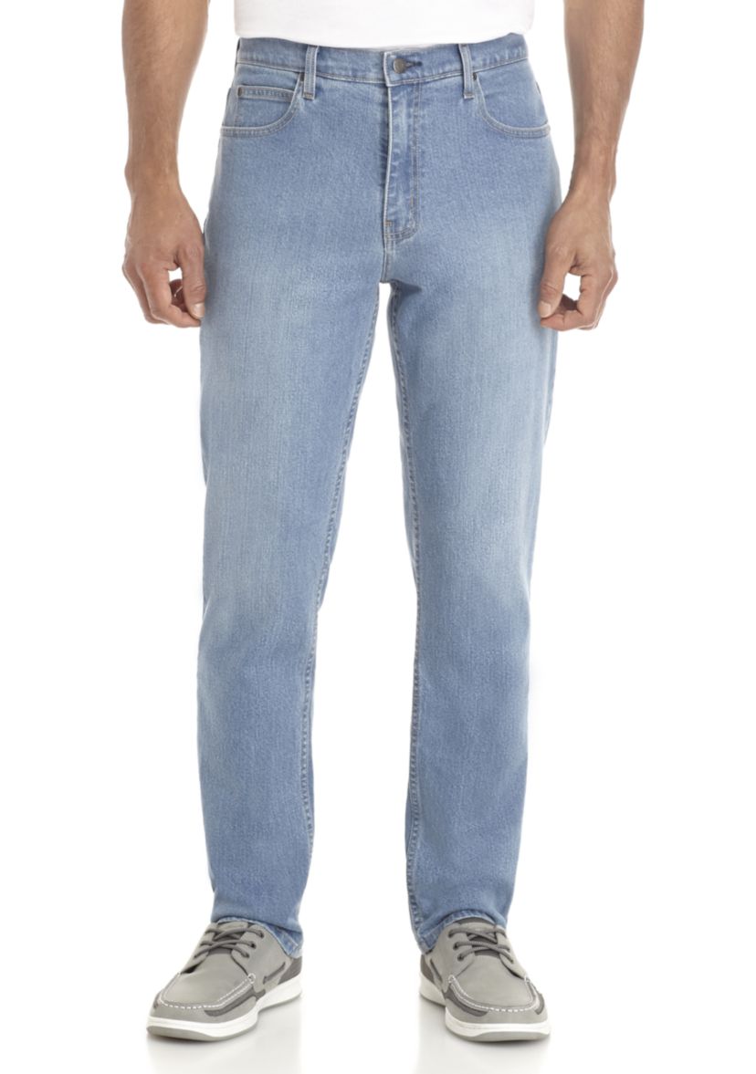 Tapered Stretch 5 Pocket Jeans