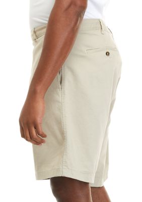 Big & Tall 10" Flat Front Shorts