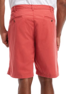 Big & Tall 10" Flat Front Khalo Coral Shorts