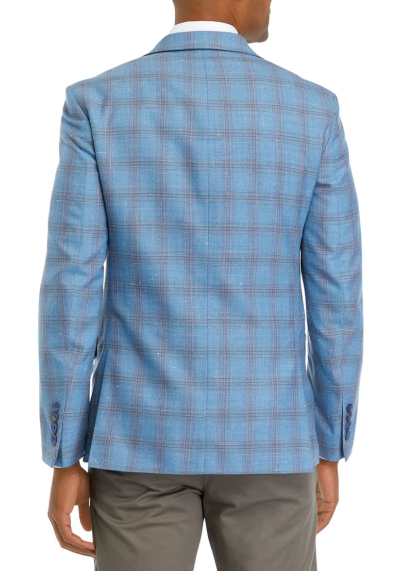 Blue Pink Plaid  Sportcoat