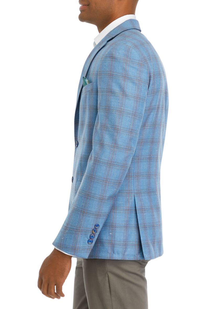 Blue Pink Plaid  Sportcoat