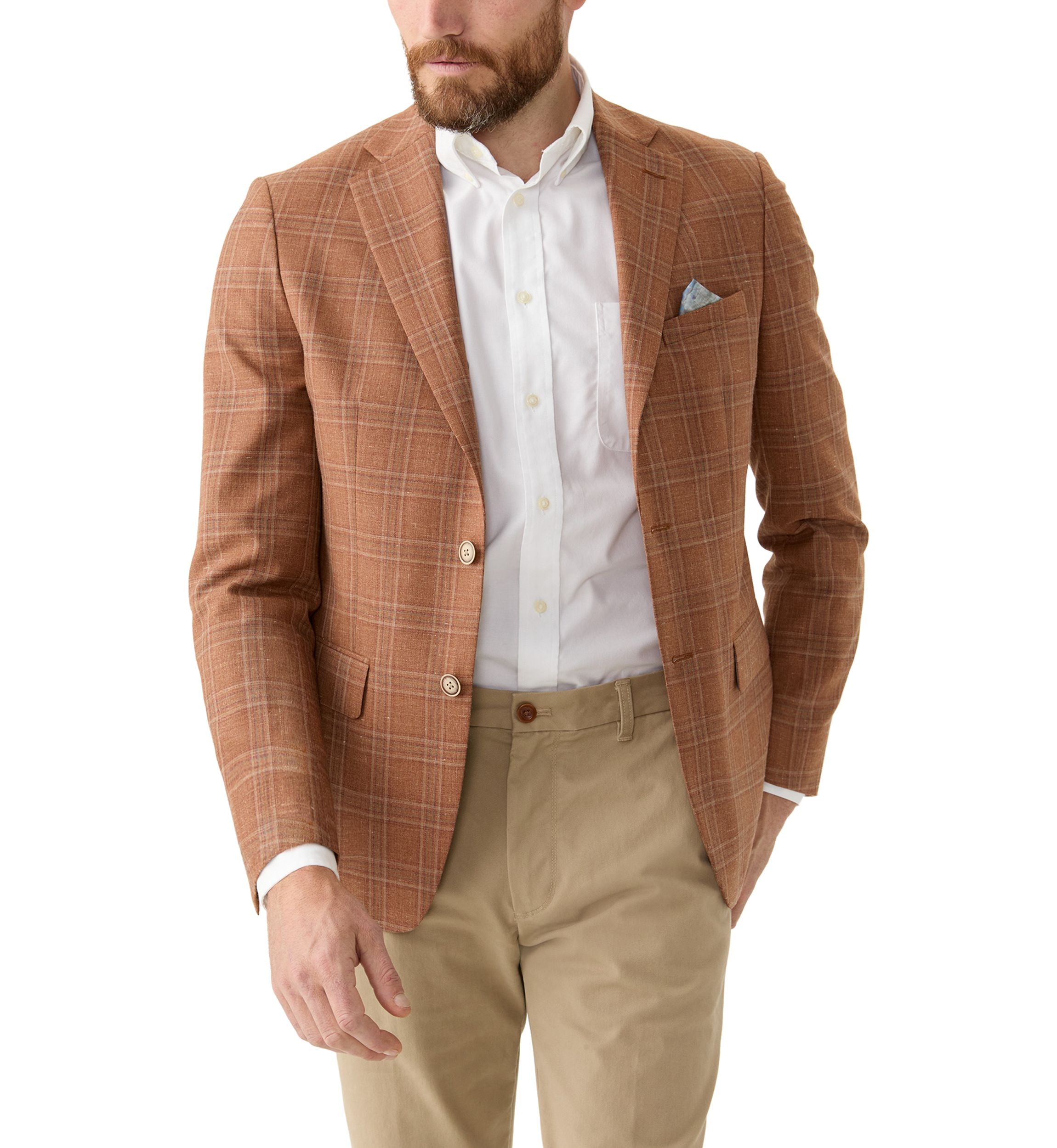 Mens Plaid Sport Coat