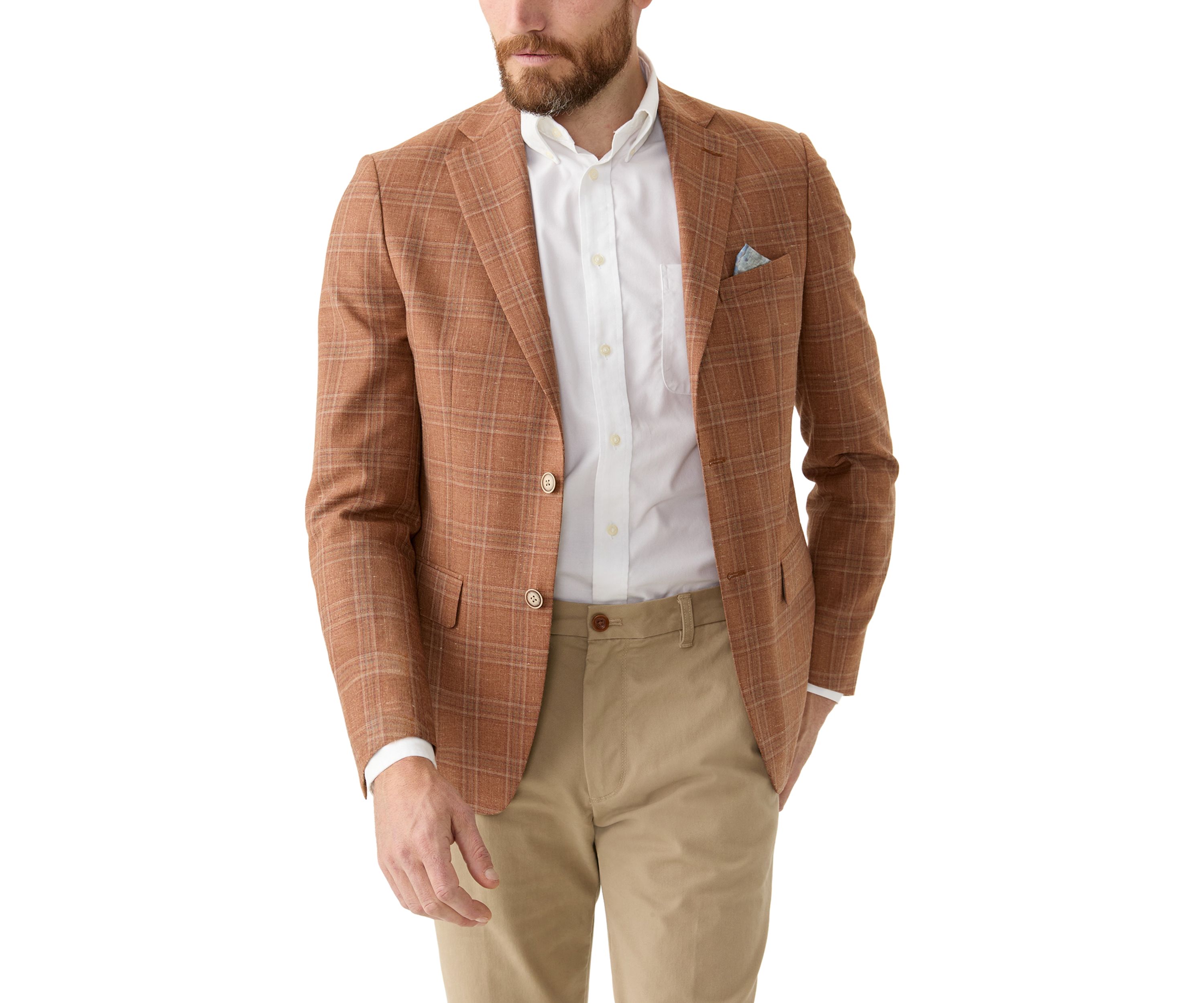 Mens Plaid Sport Coat