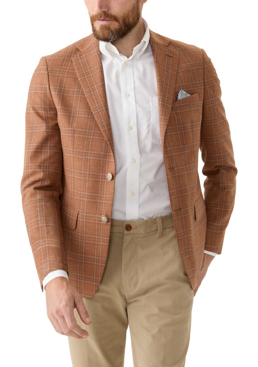 Mens Plaid Sport Coat
