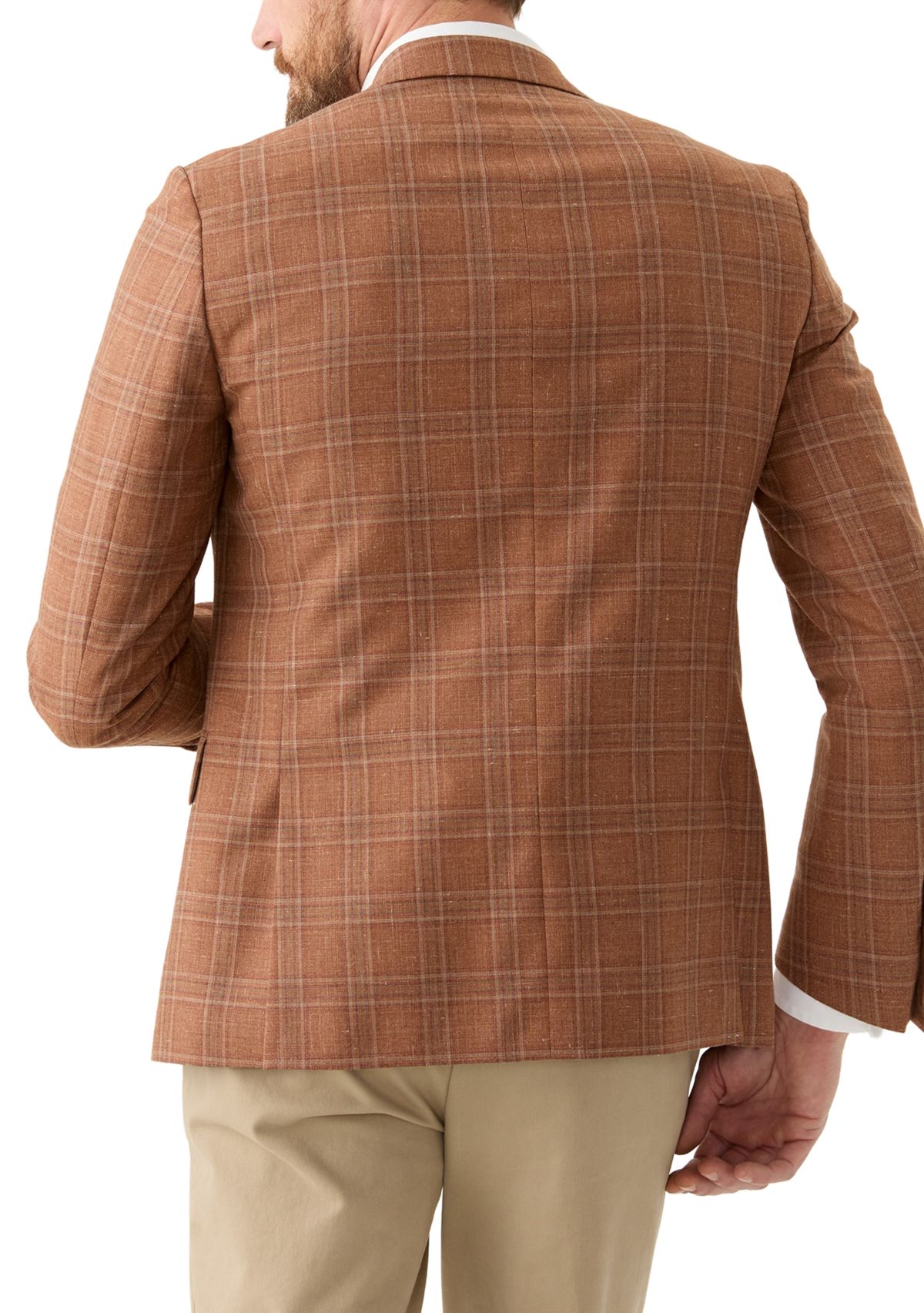 Mens Plaid Sport Coat