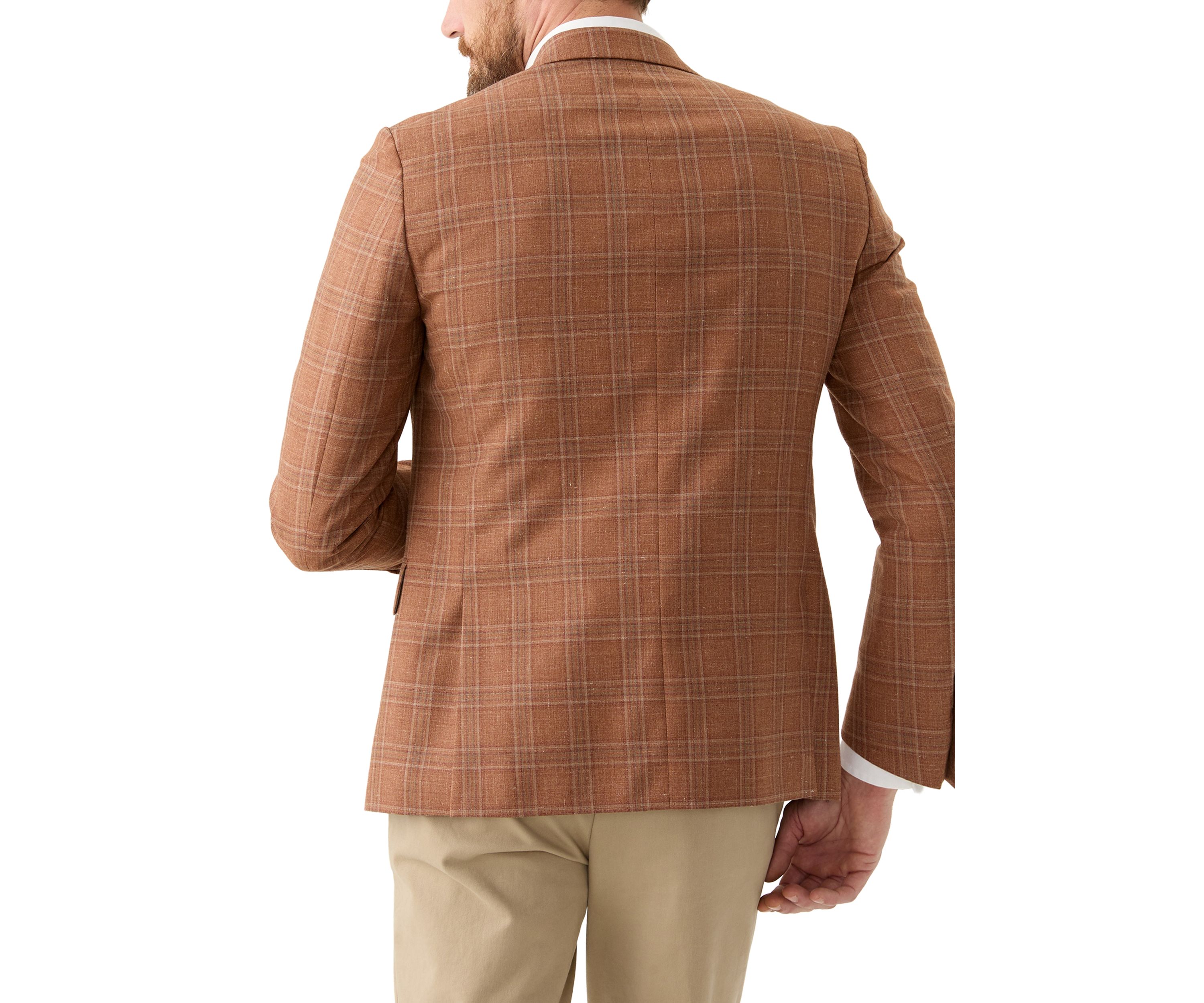 Mens Plaid Sport Coat