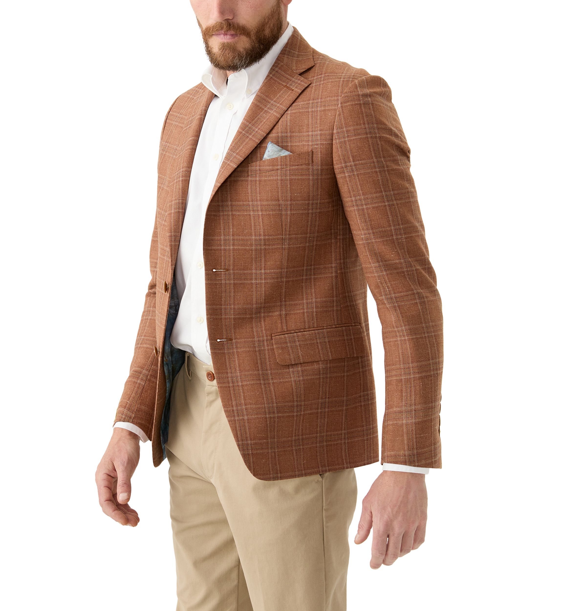 Mens Plaid Sport Coat