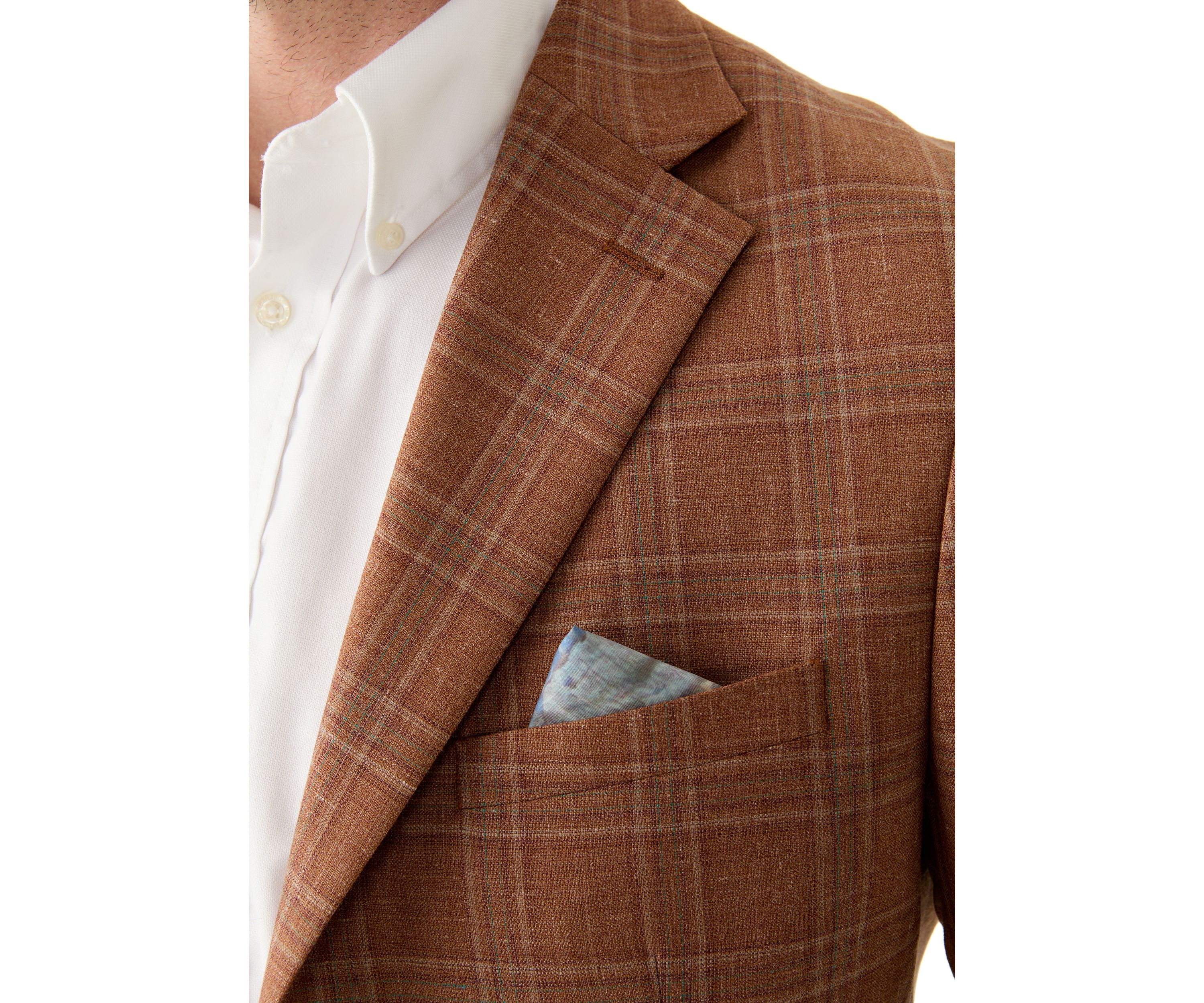 Mens Plaid Sport Coat