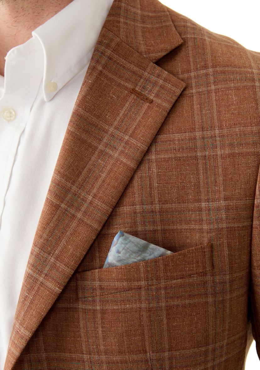 Mens Plaid Sport Coat