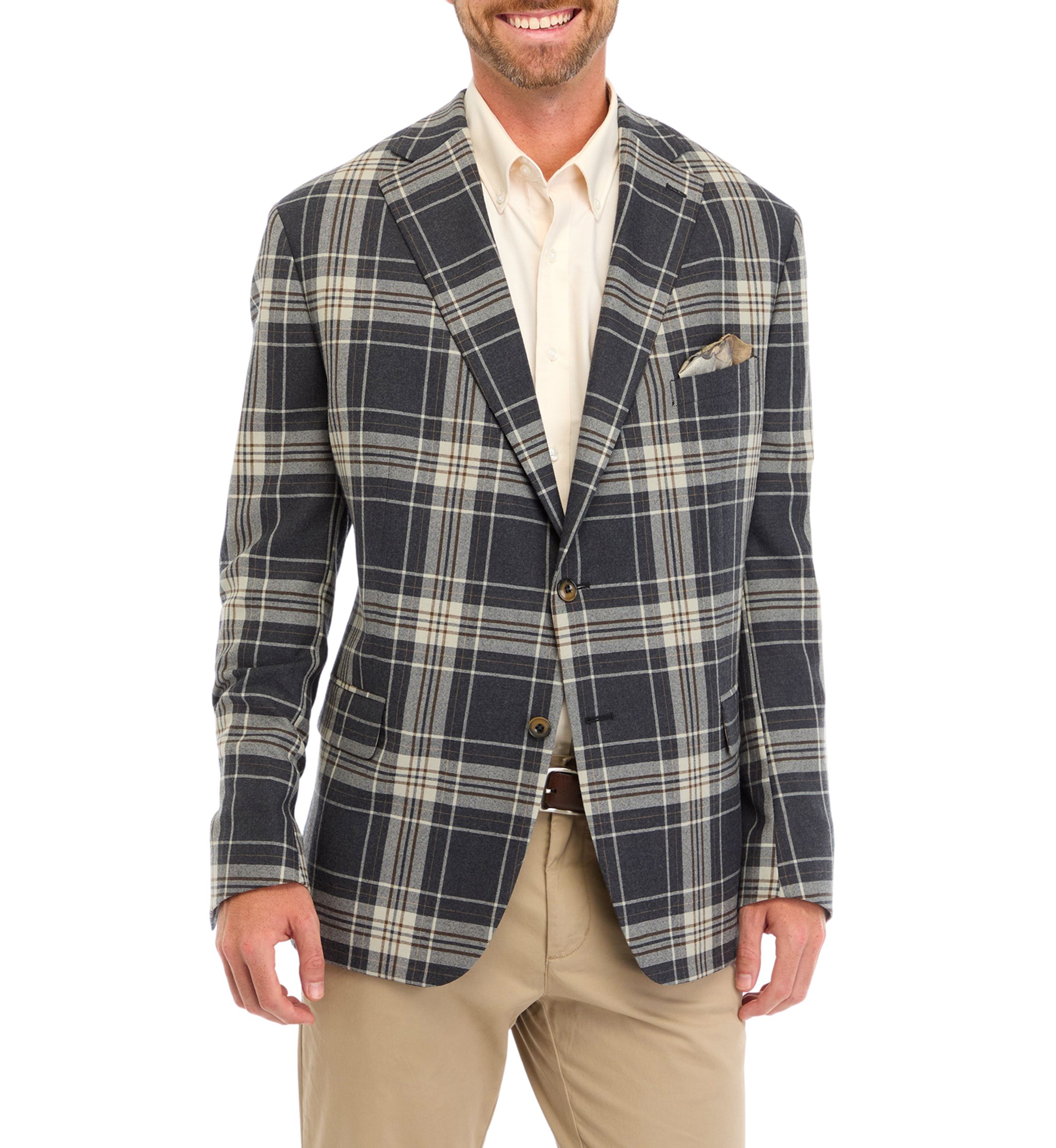 Single Breasted Slim Verdello Sport Coat