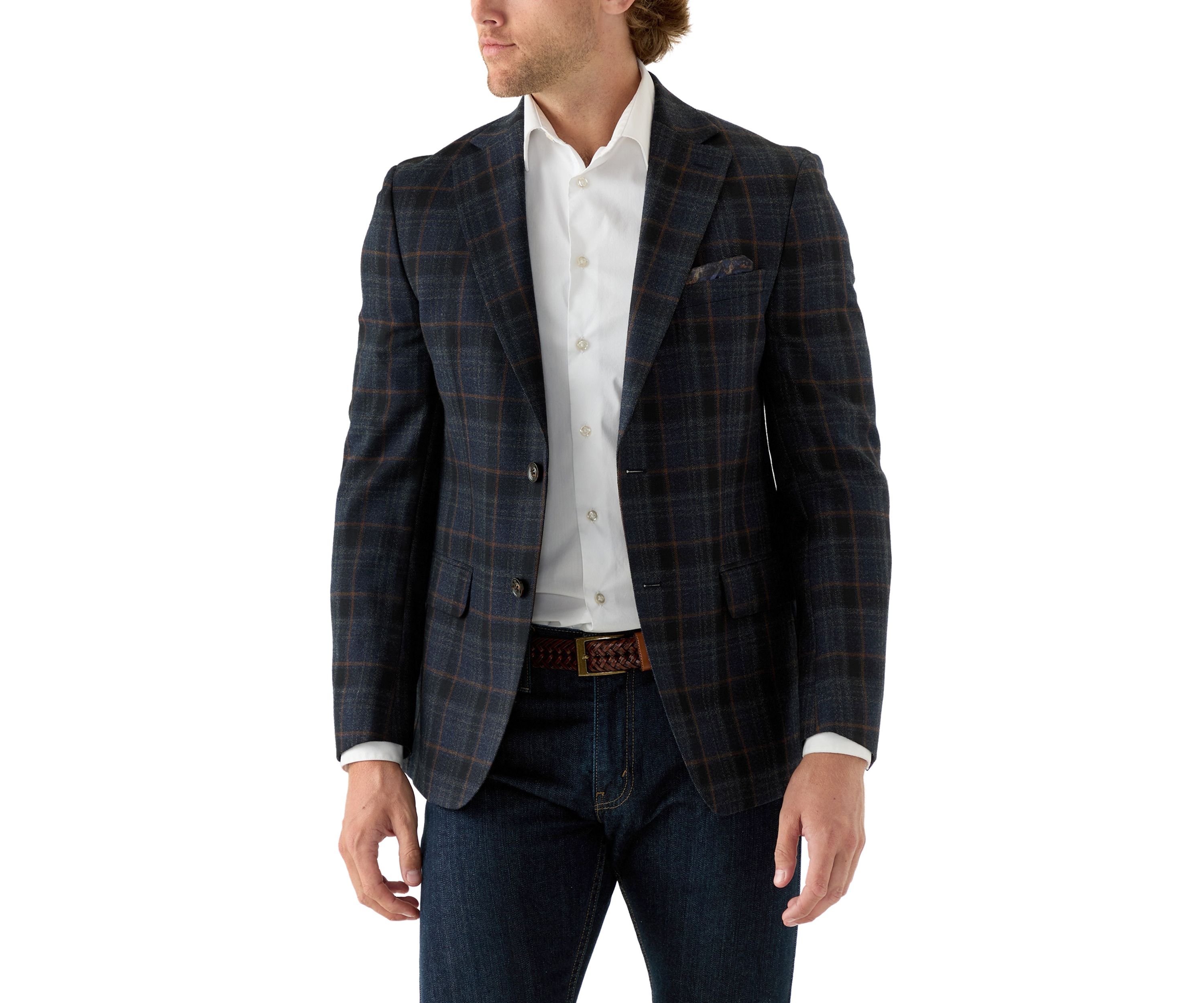 Single Breasted Button-Front Sport Coat