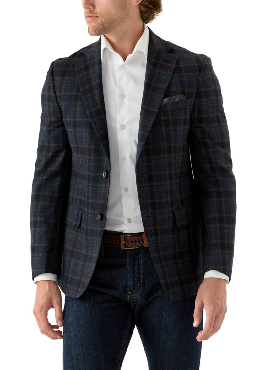 Single Breasted Button-Front Sport Coat