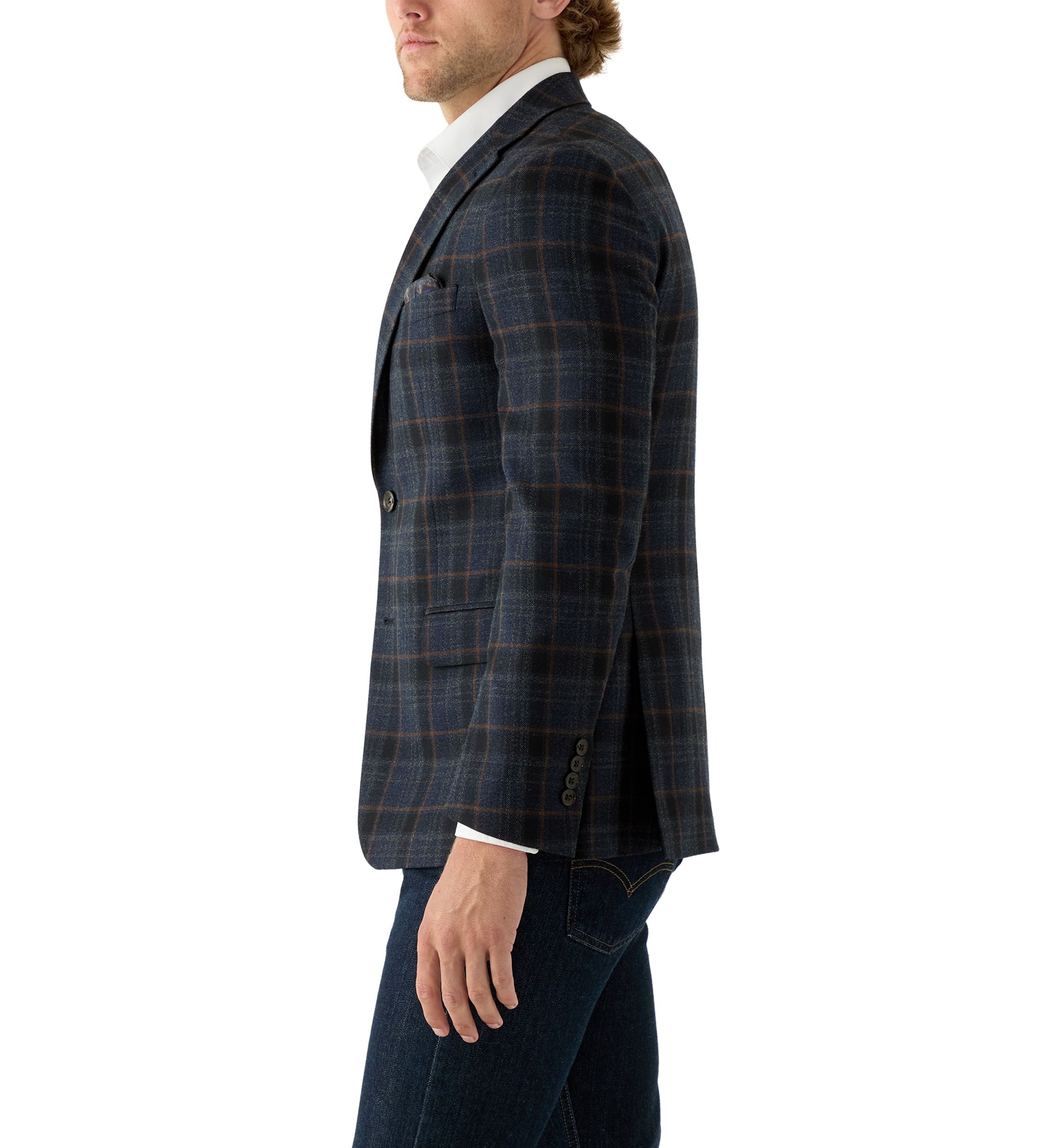 Single Breasted Button-Front Sport Coat