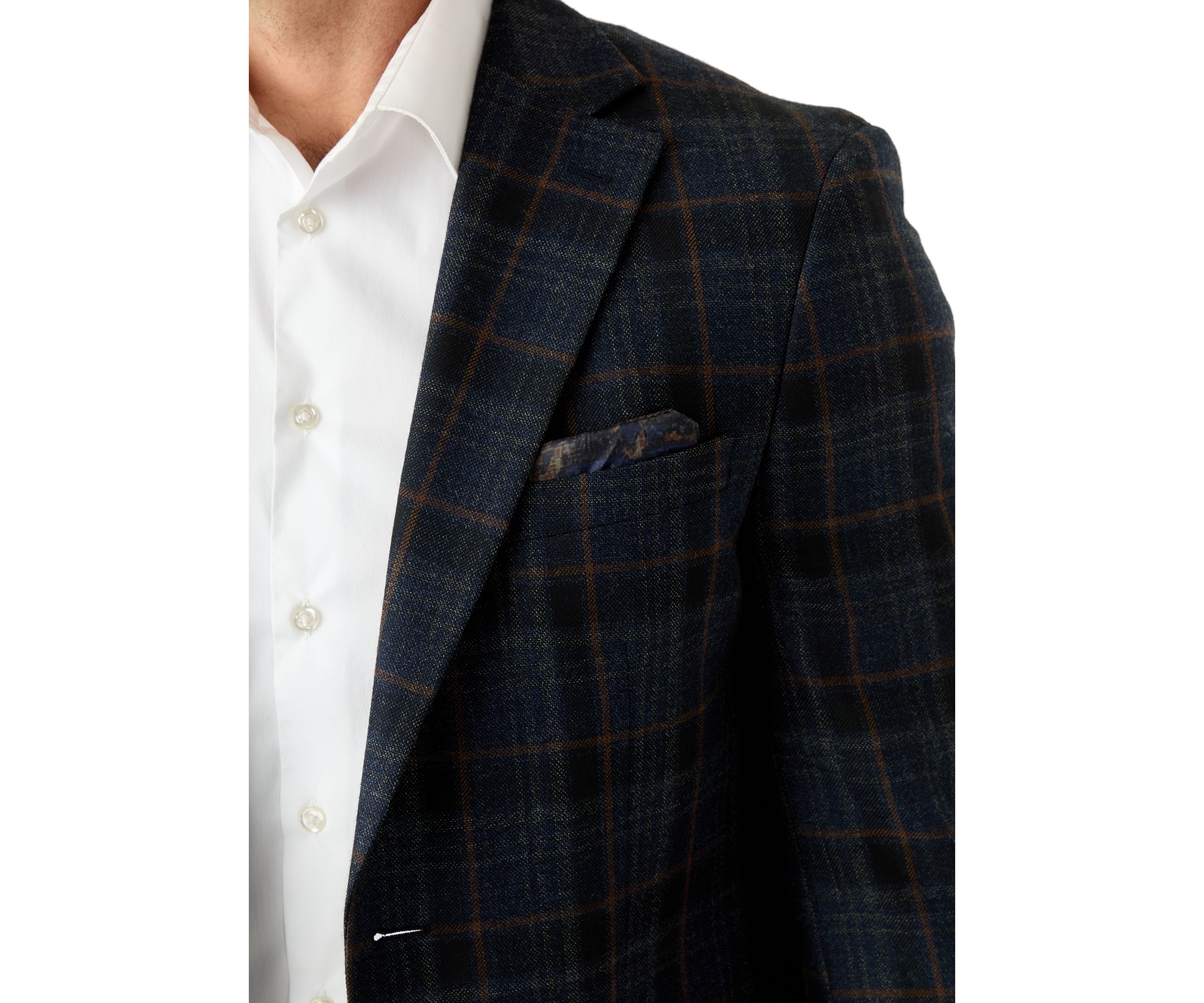 Single Breasted Button-Front Sport Coat