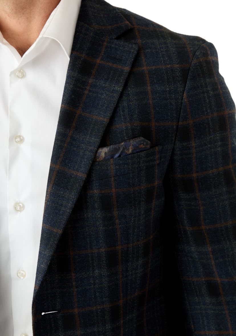 Single Breasted Button-Front Sport Coat