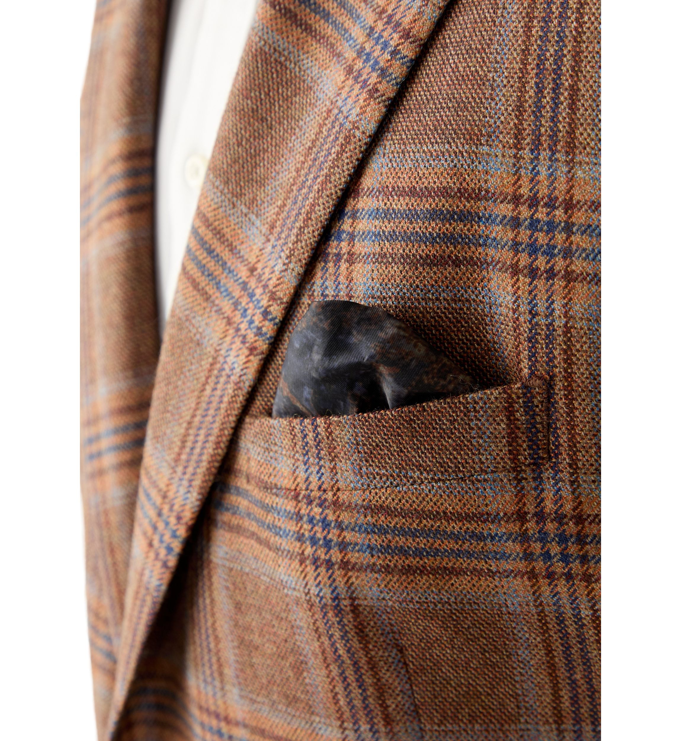 Single Breasted Plaid Sport Coat
