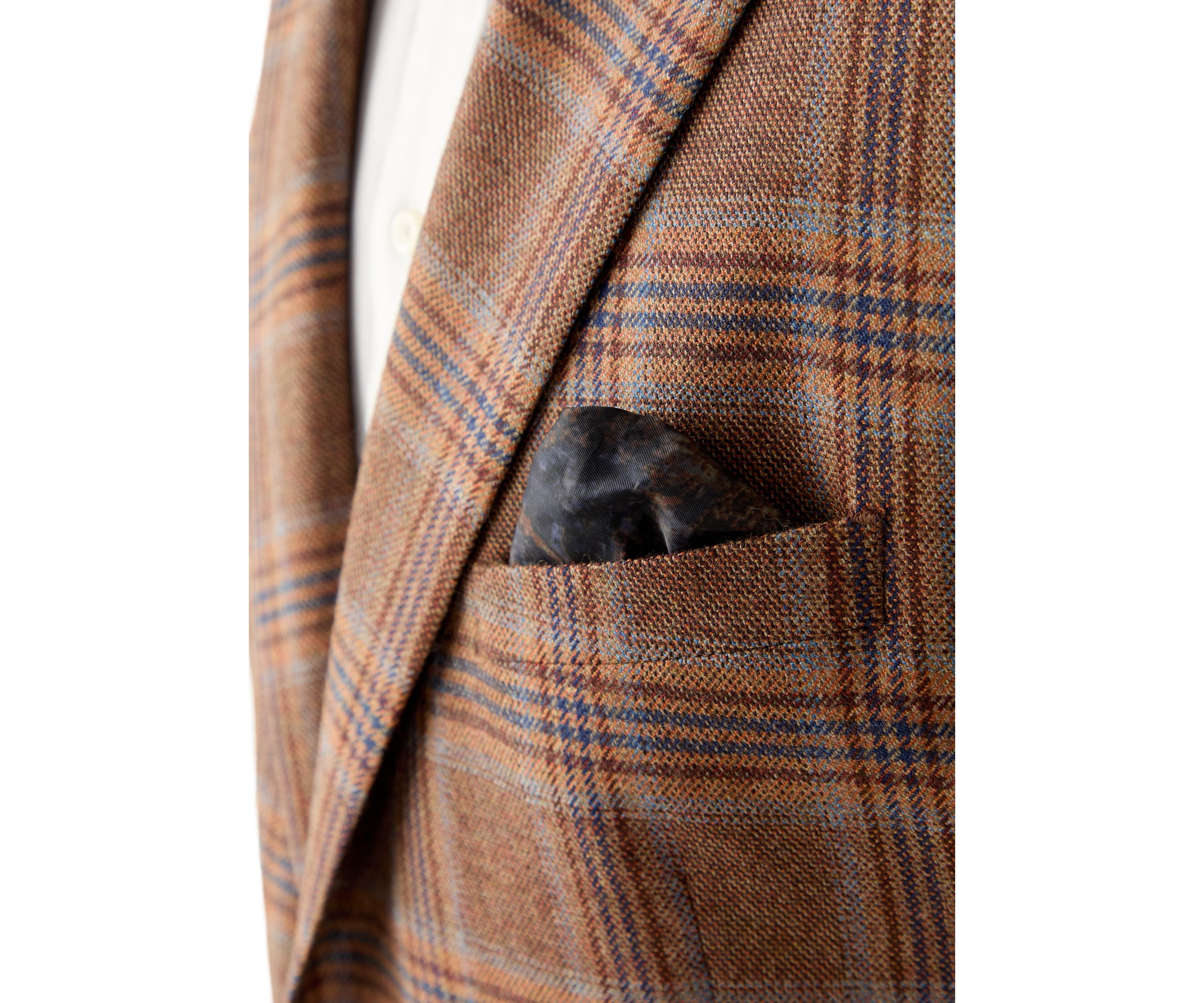 Single Breasted Plaid Sport Coat