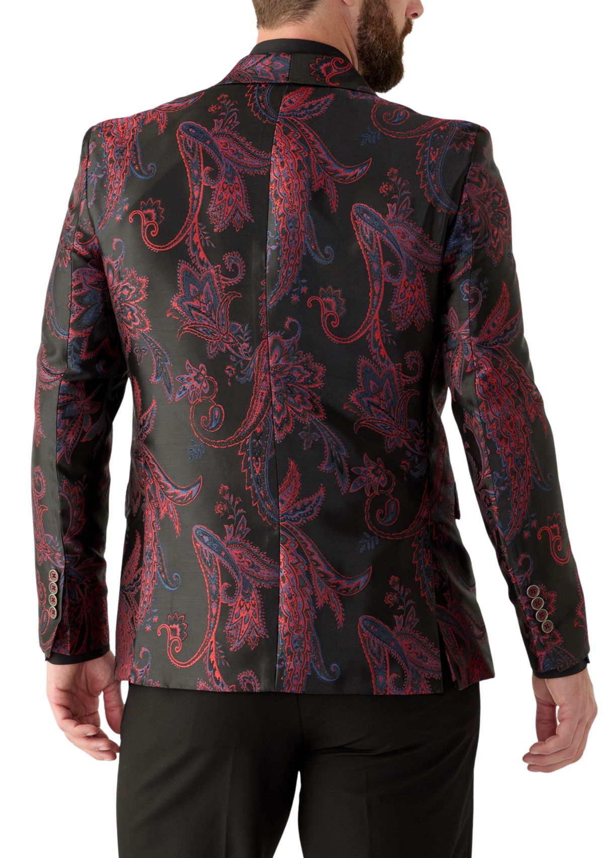 Mens Single Breasted One Button Sport Coat 