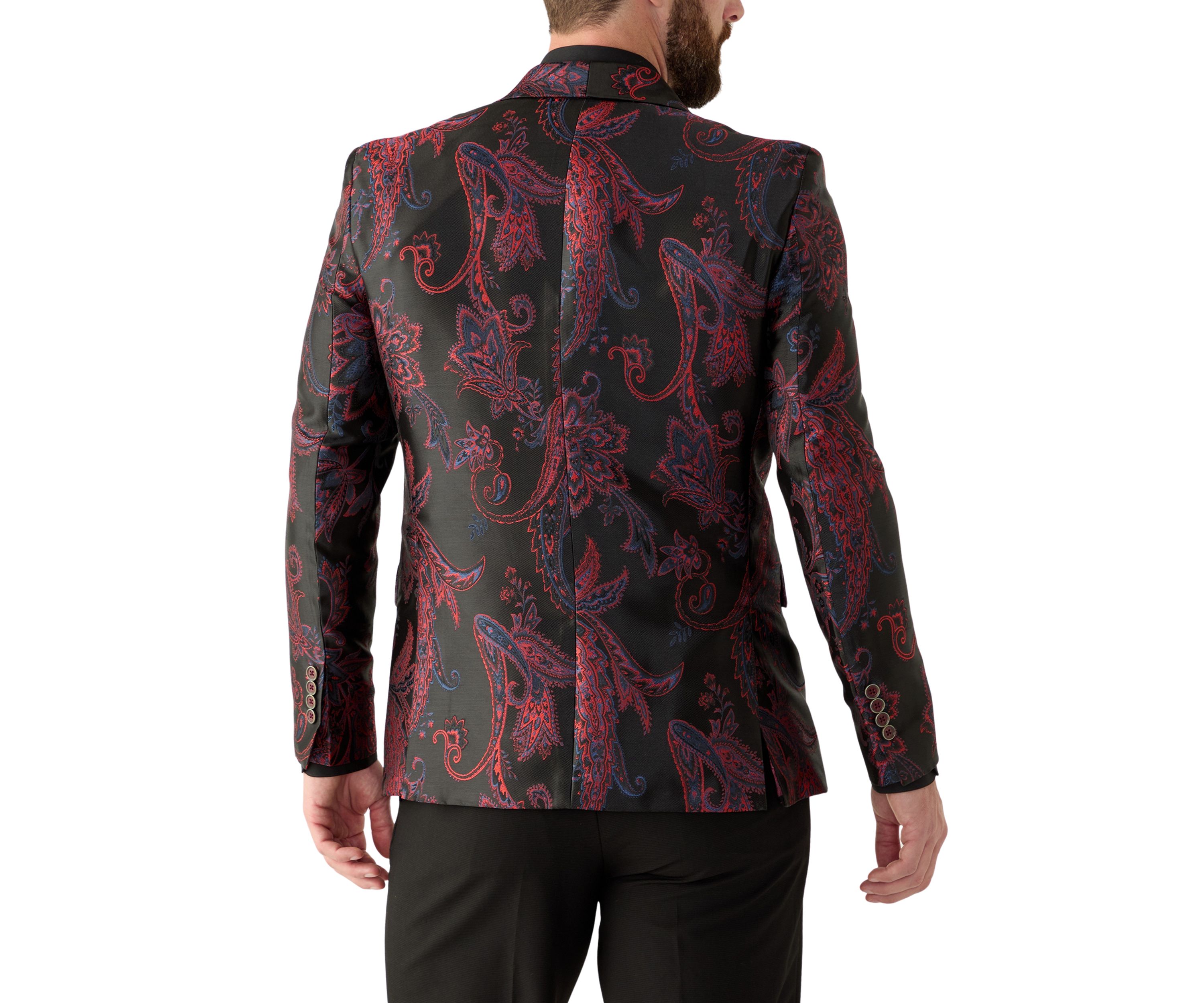 Mens Single Breasted One Button Sport Coat 