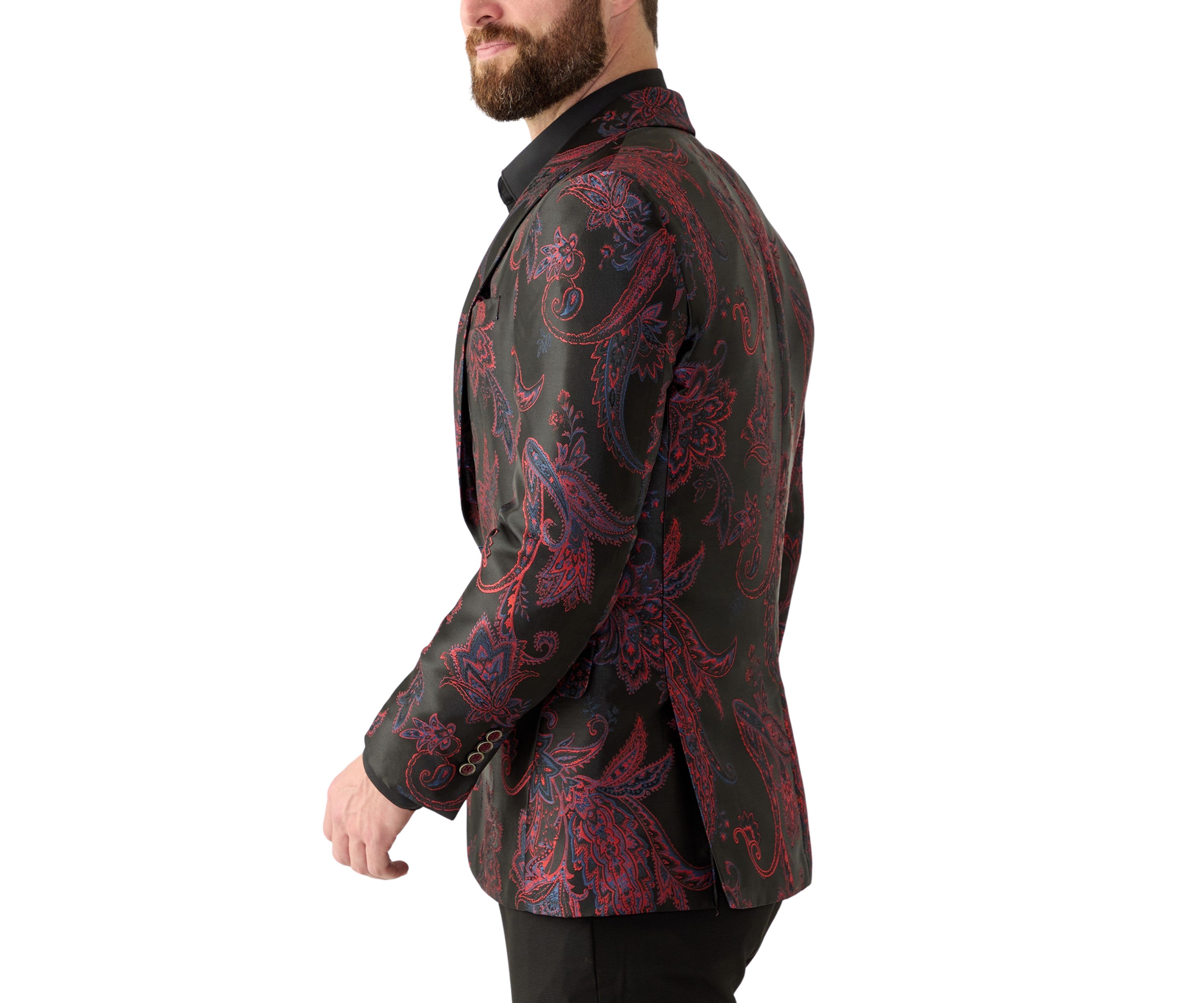 Mens Single Breasted One Button Sport Coat 