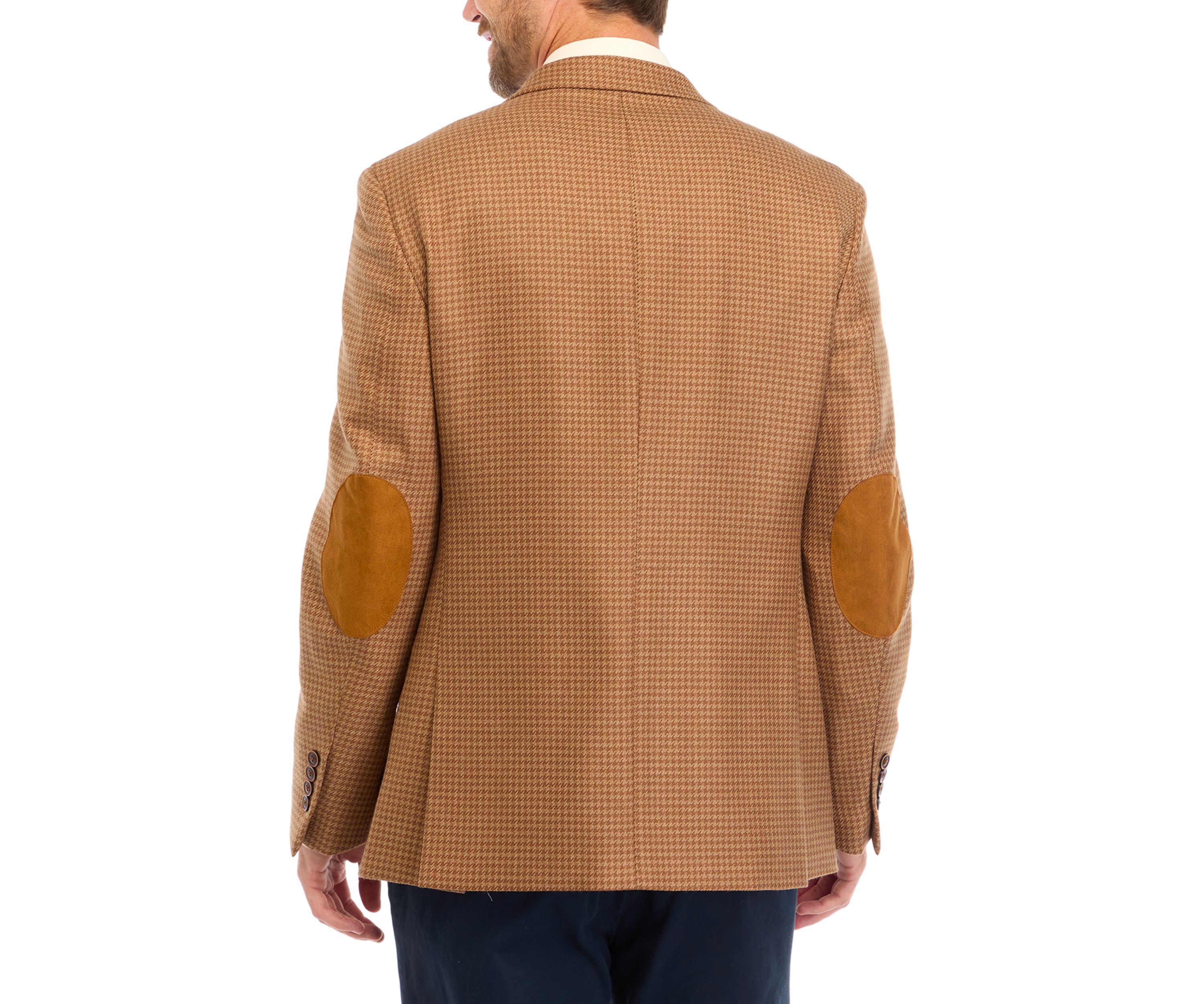Single Breasted Houndstooth Sport Coat