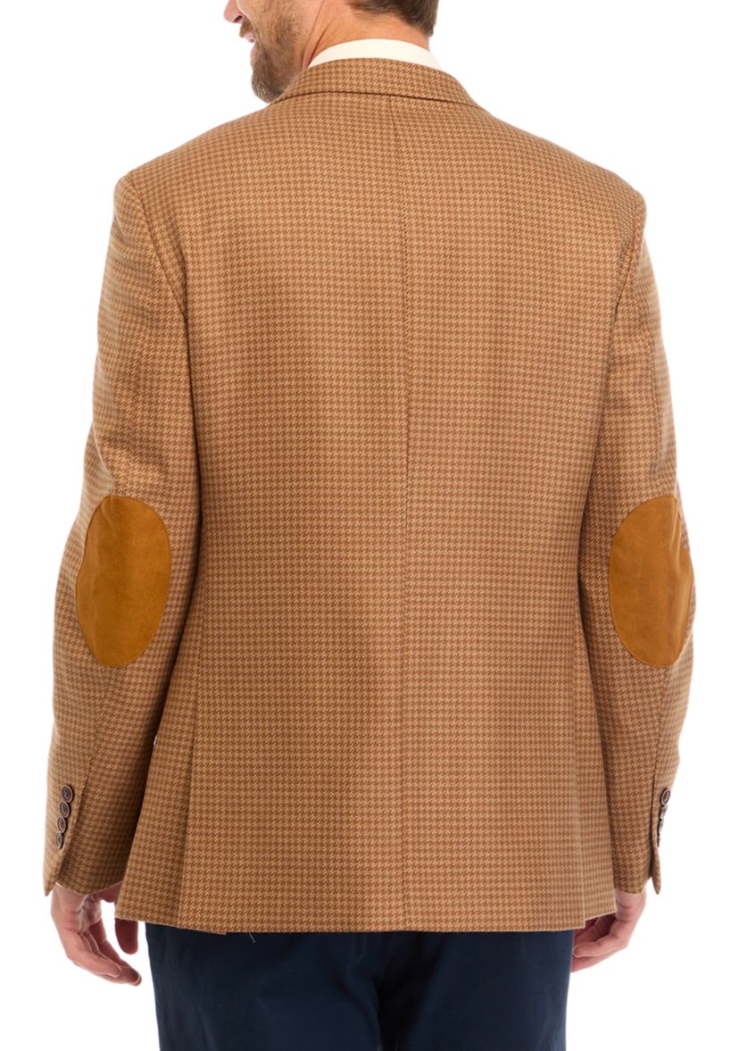 Single Breasted Houndstooth Sport Coat