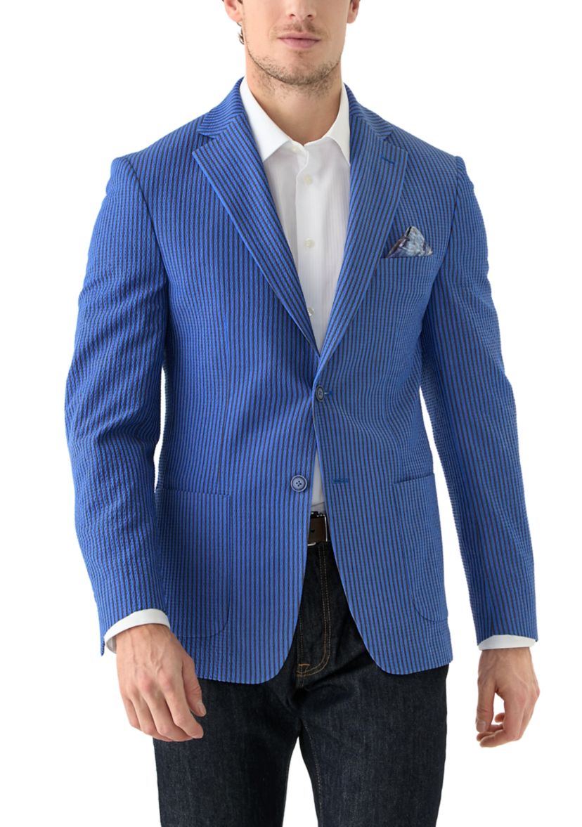 Single Breasted 2-Button Front Sport Coat 