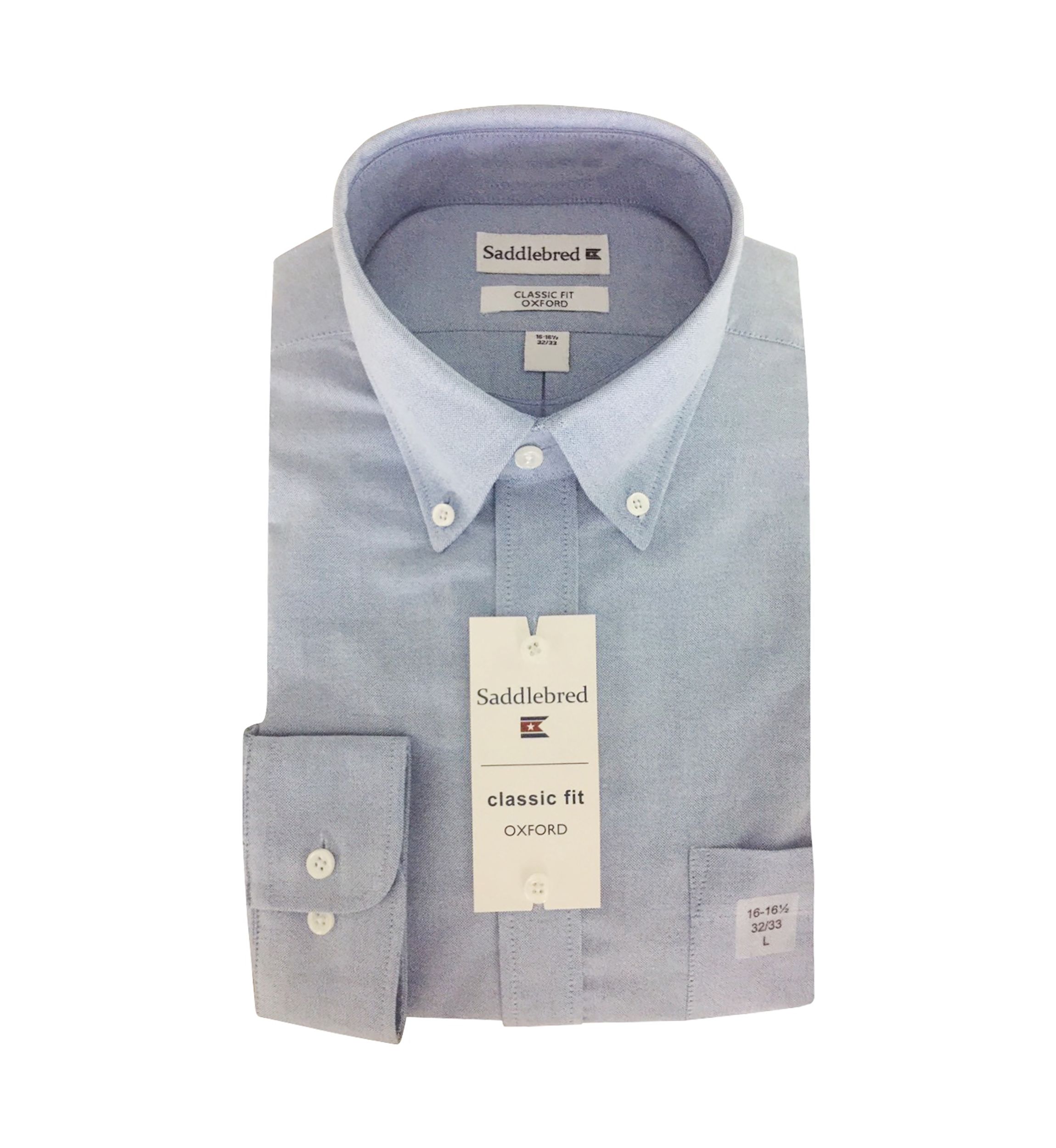 Blue Oxford Button Down Shirt