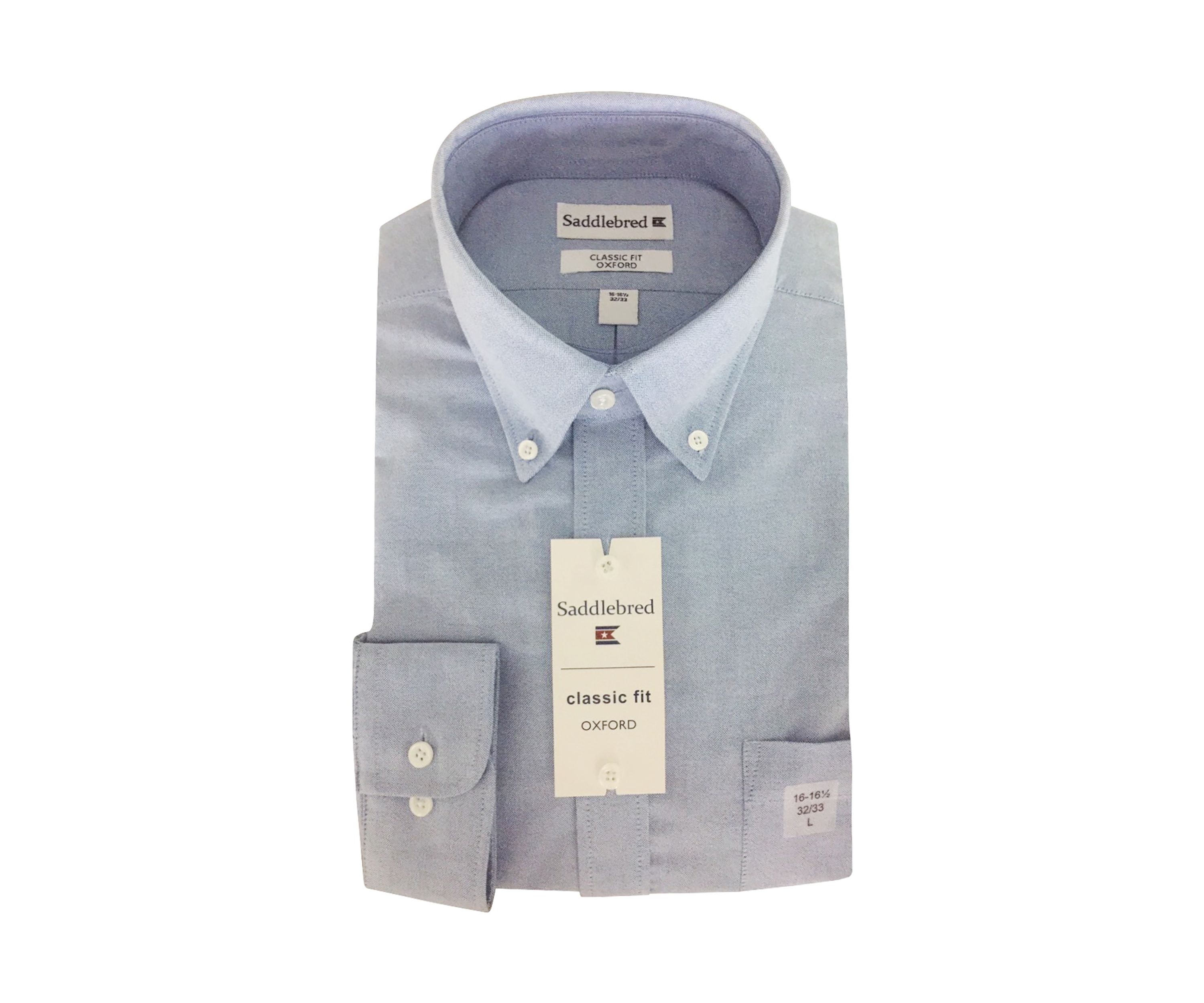 Blue Oxford Button Down Shirt
